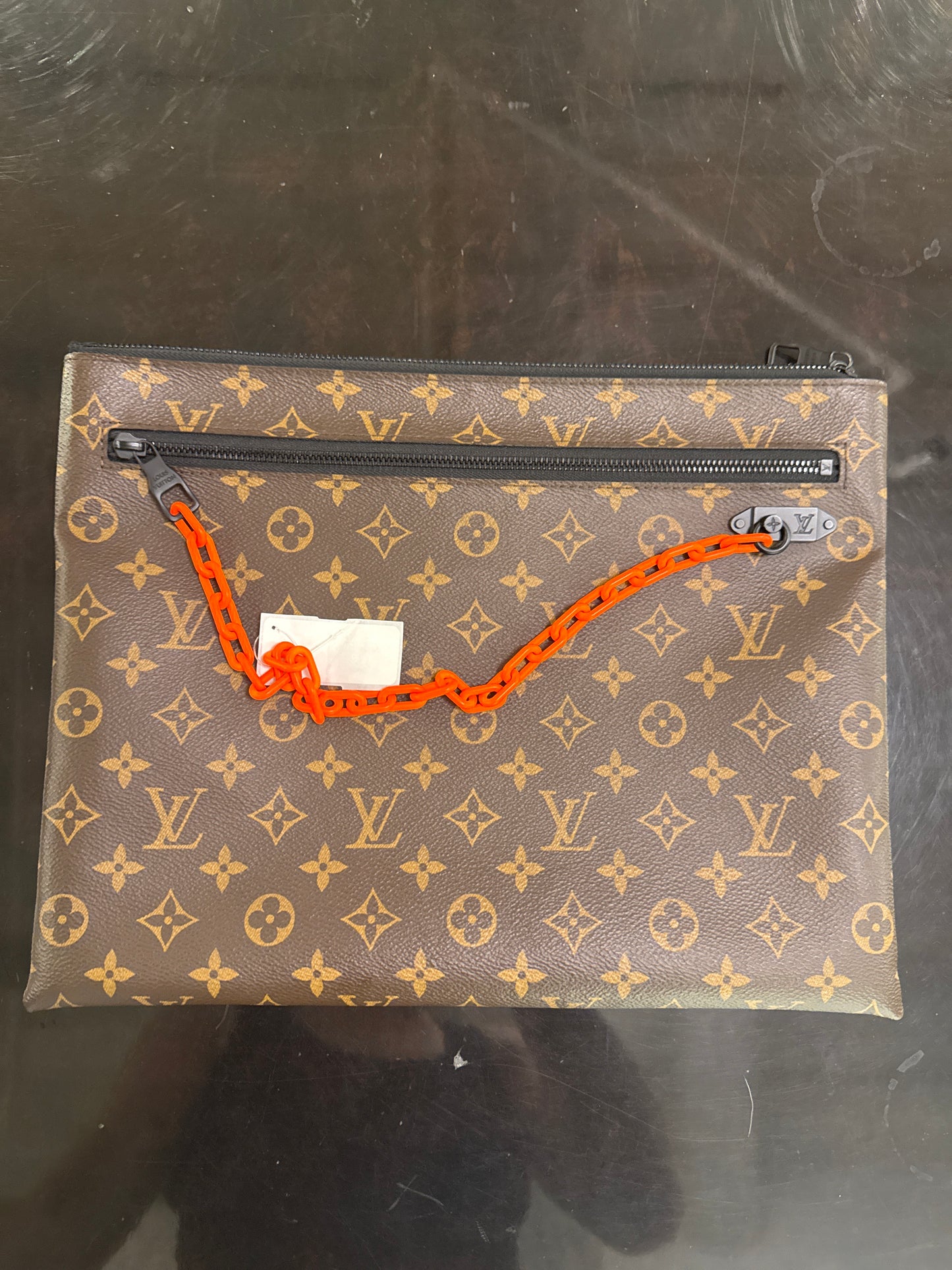 Virgil monogram LV clutch