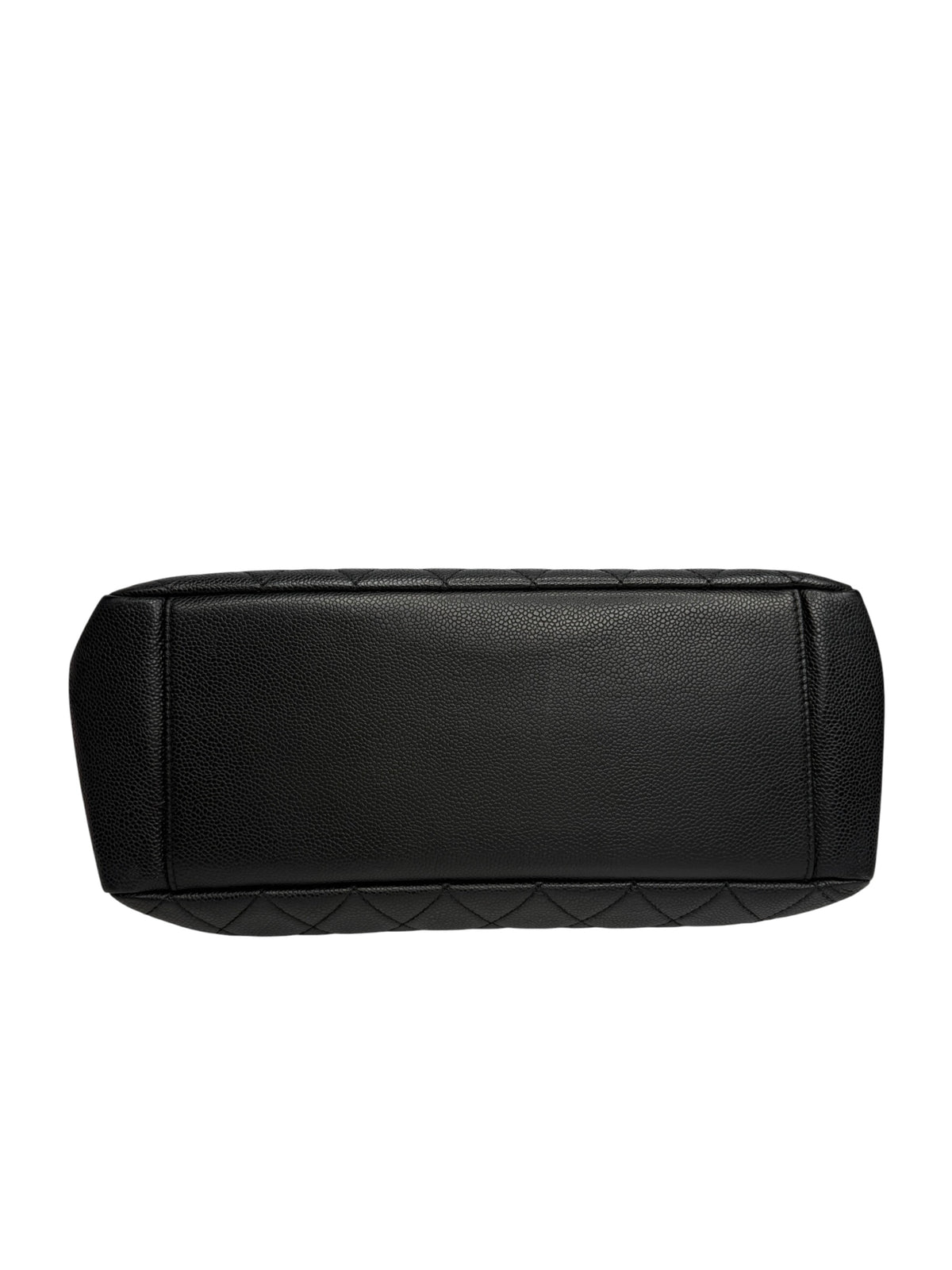Chanel Black Caviar Grand Shopping Tote SHW T8979