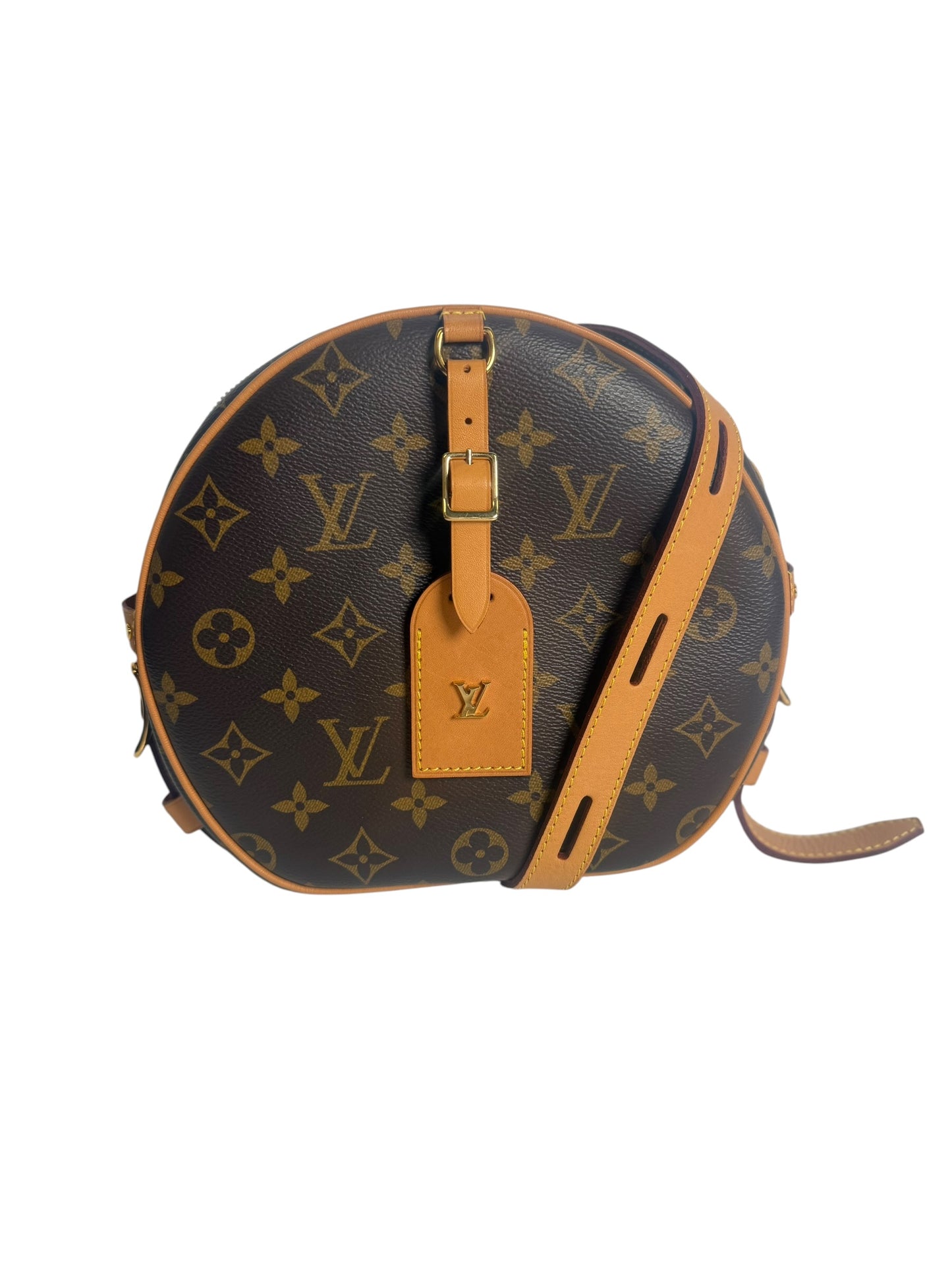 Louis Vuitton Monogram Boite Chapeau Souple Round Crossbody Bag T3865