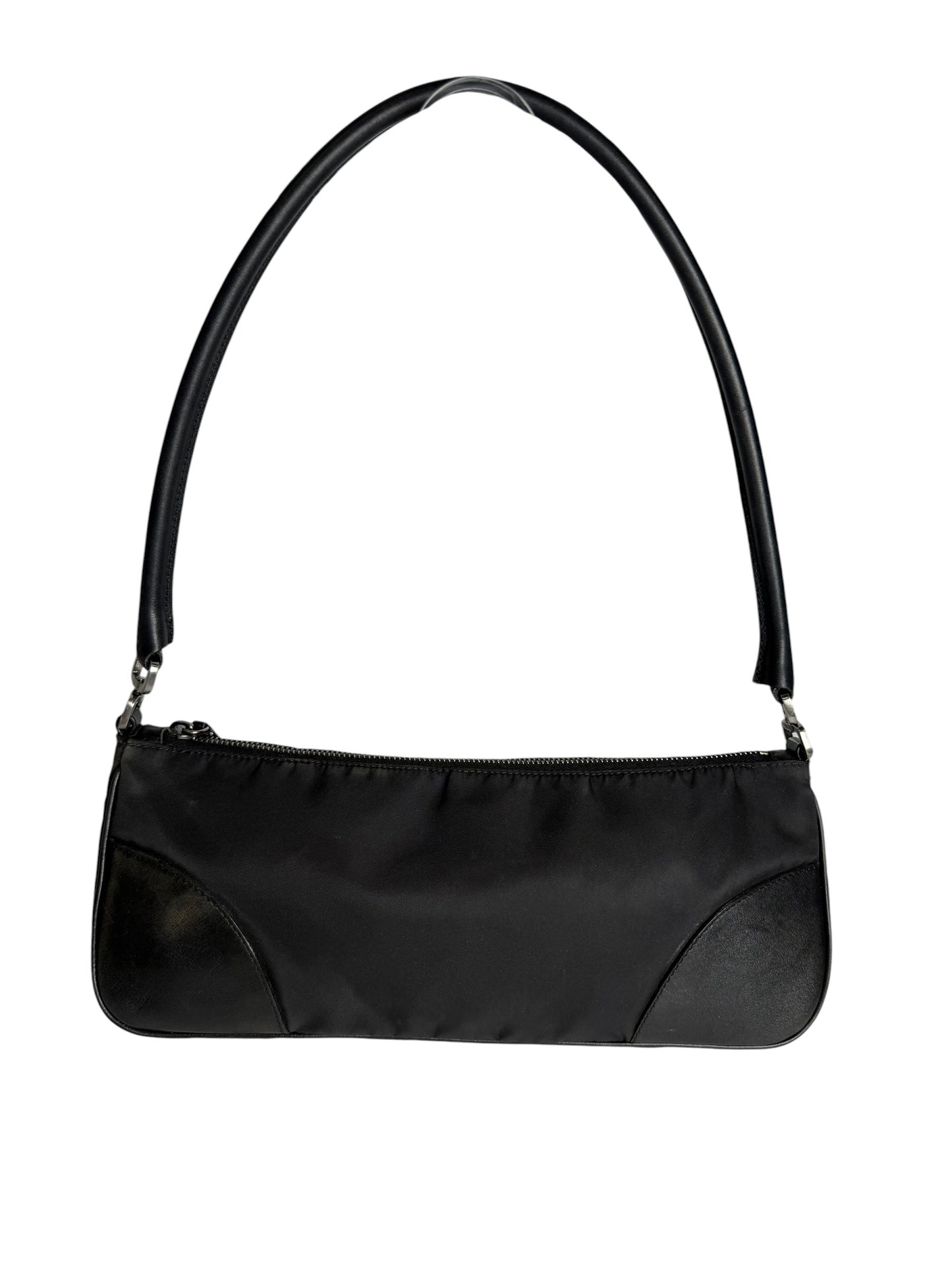 Prada Black Nylon Shoulder Bag T5094