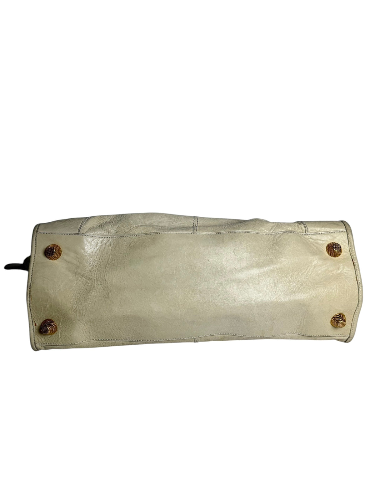 Balenciaga Cream City Bag Giant Gold Hardware T7268