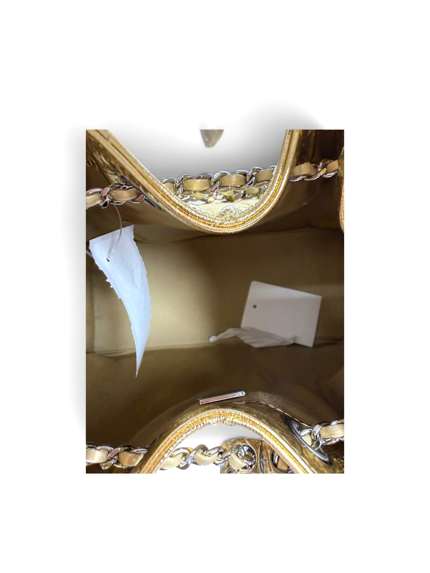 Chanel 25 Small Gold Calfskin SHW