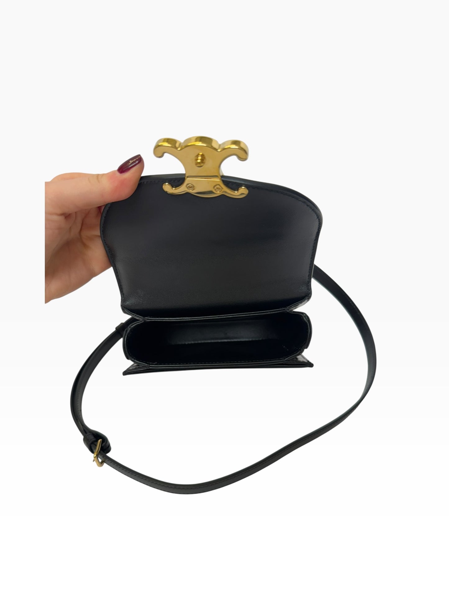 Celine top handle curve flap ghw