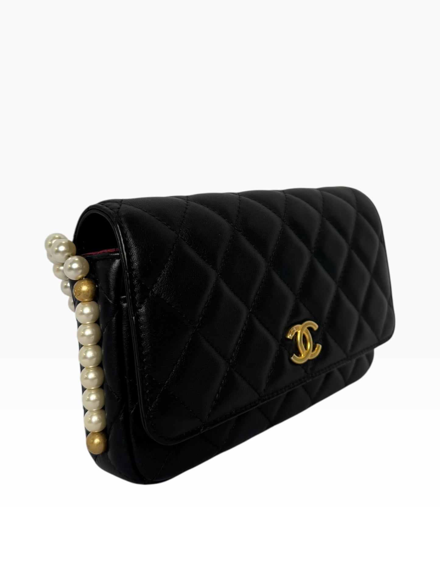 Chanel Black Pearl Crossbody Flap