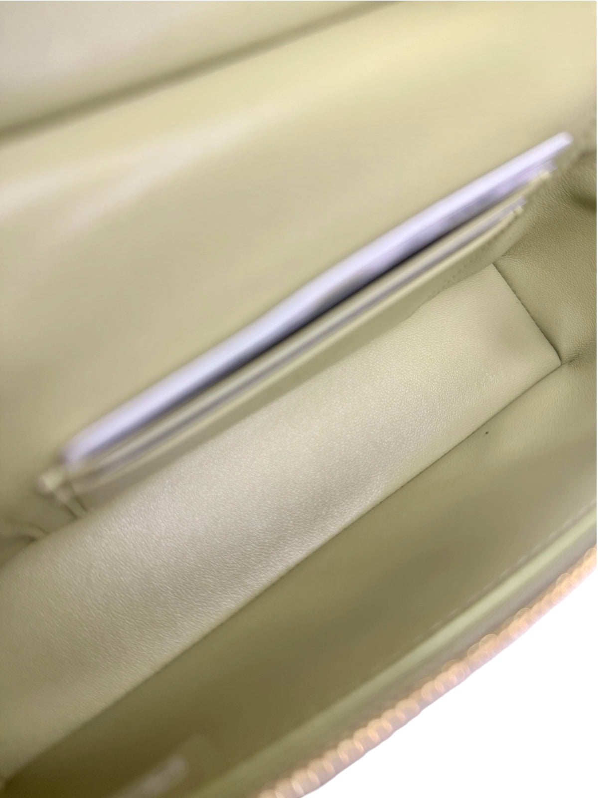 Chanel Green Lizard Slim Vanity T9257