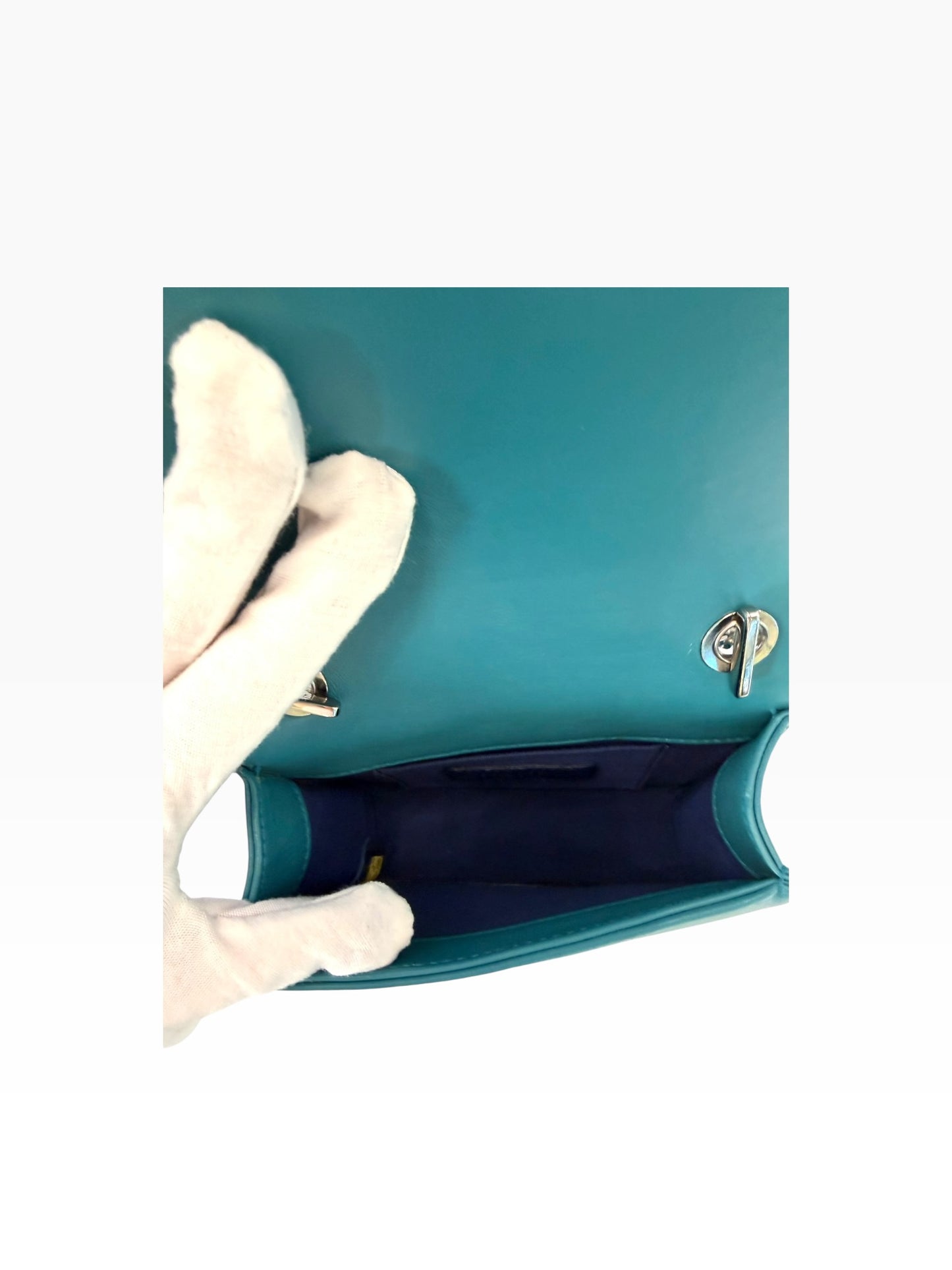 Chanel Patent Ombre Blue SHW