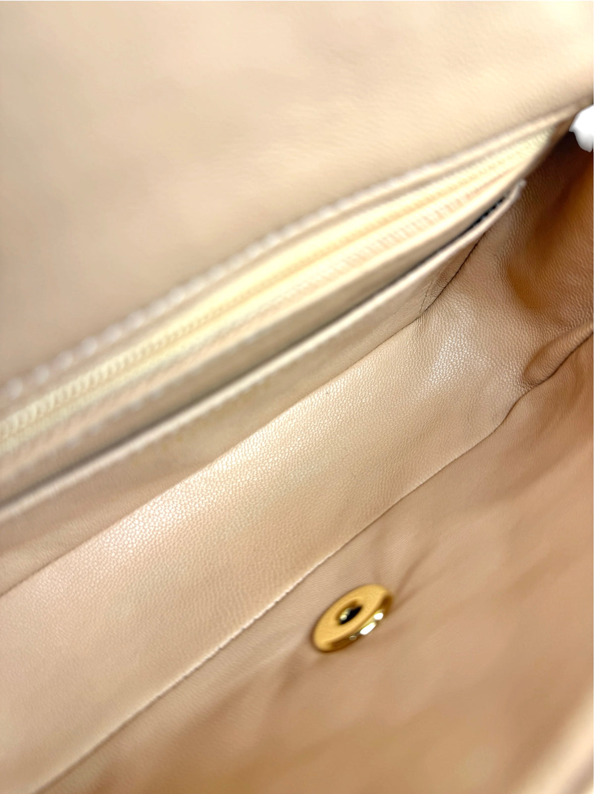 Chanel Mini Tan Lambskin Classic Flap T9284