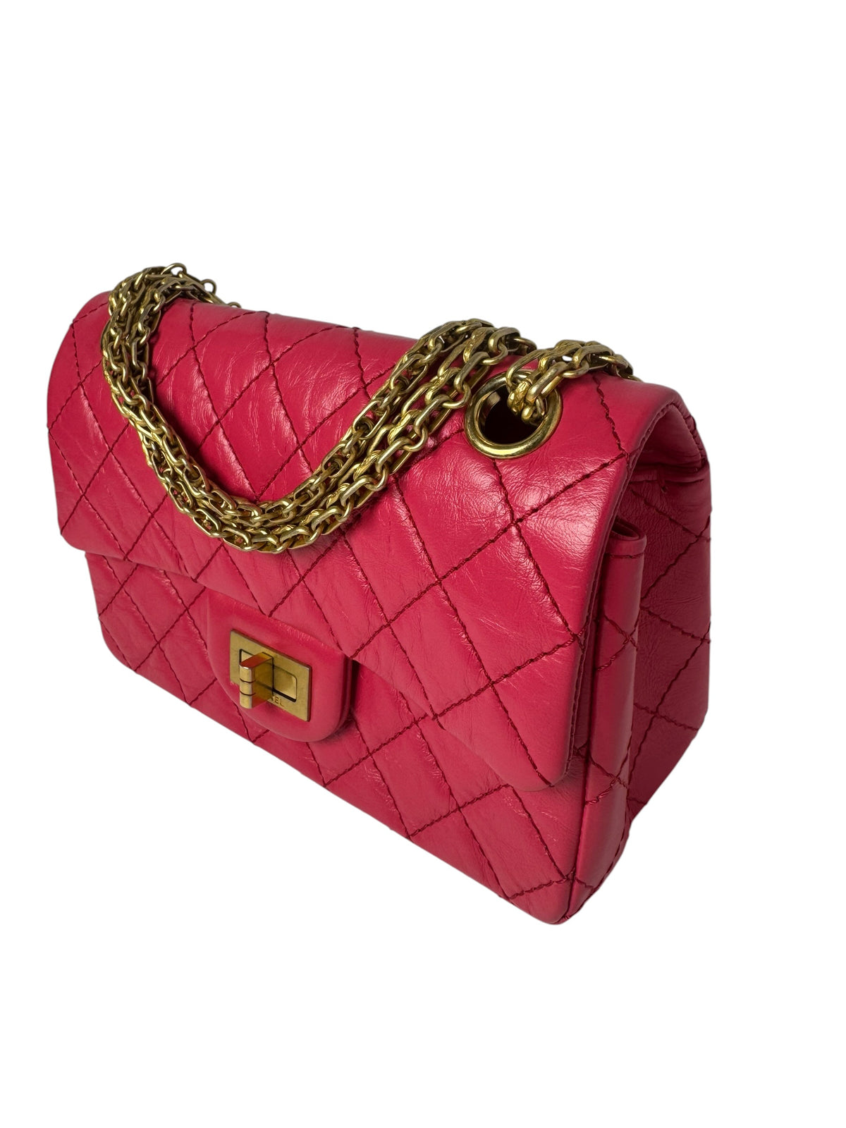 Chanel Pink Reissue Mini GHW T8474