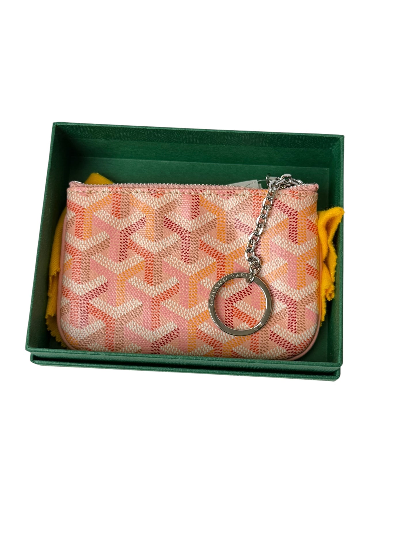 Goyard Limited Edition Pink Key Case T7594