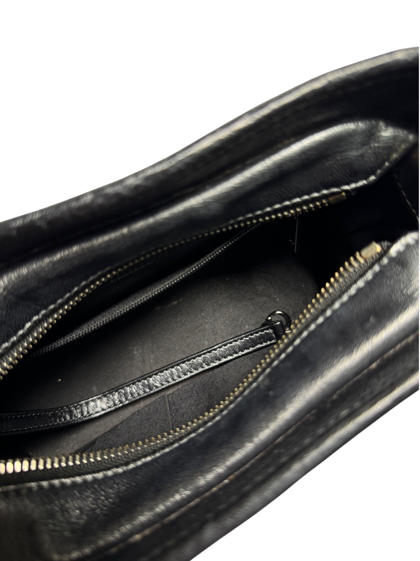Chanel CC Quilted Small Black Gabrielle Hobo Bag T8324
