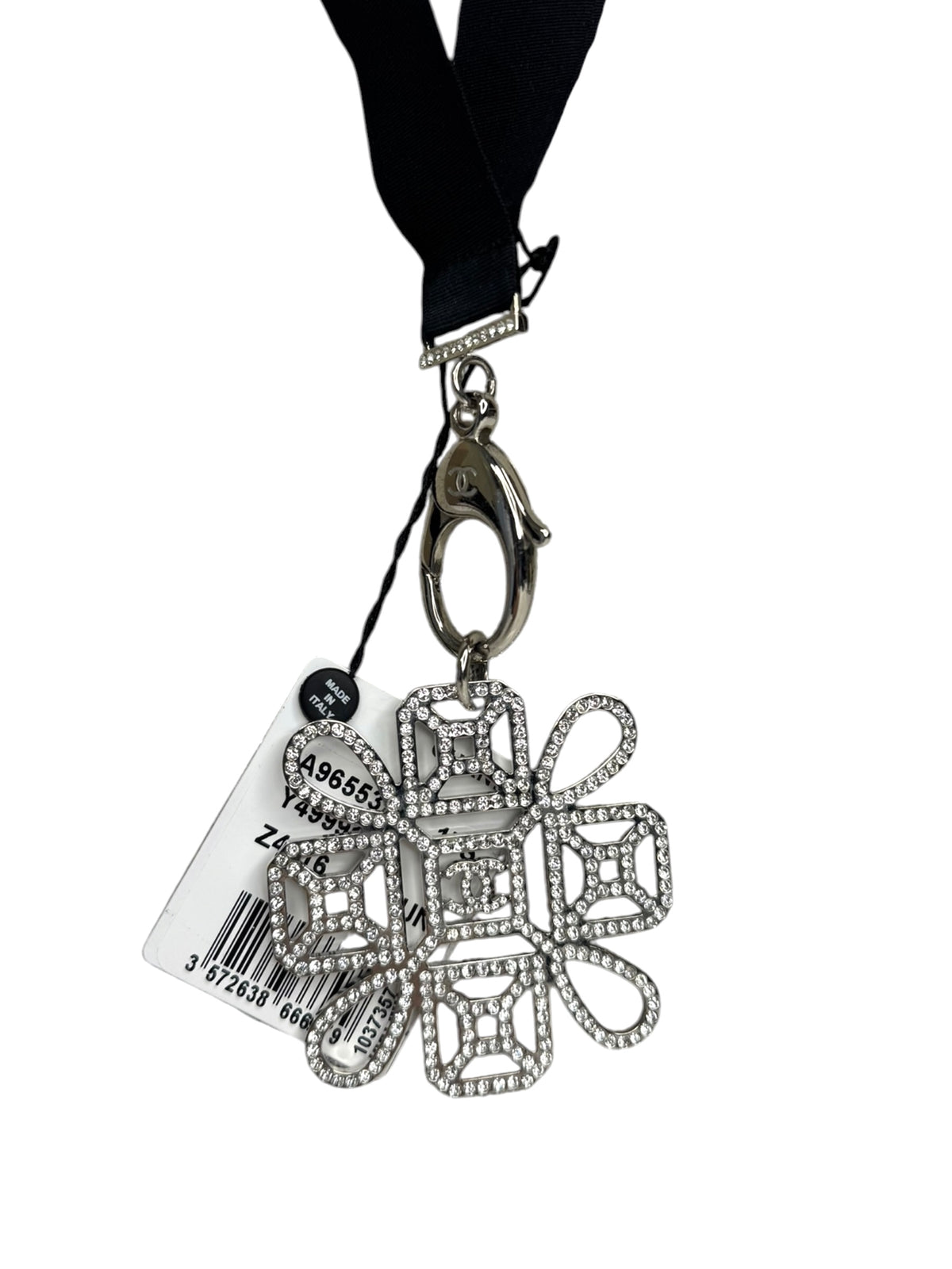 Chanel Pendant Necklace Sparkle T9353