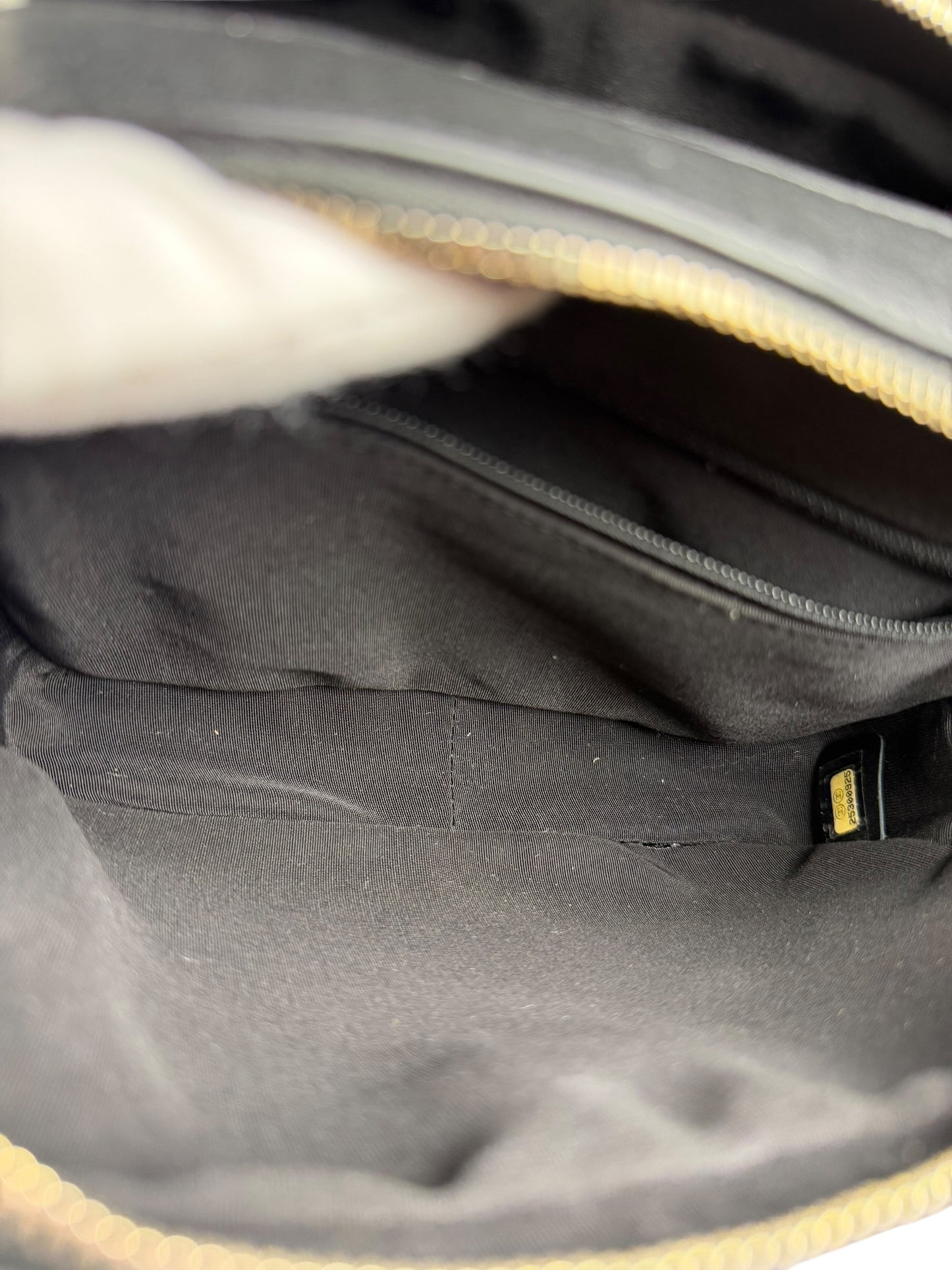 Chanel Black Camera Bag with Ombre Strap