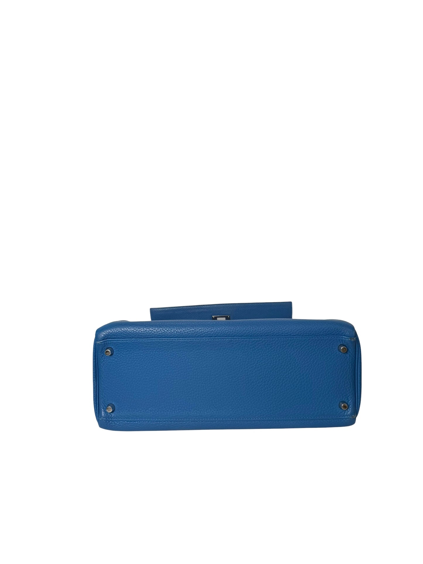 Hermes Kelly Blue 35 Clemence T6662