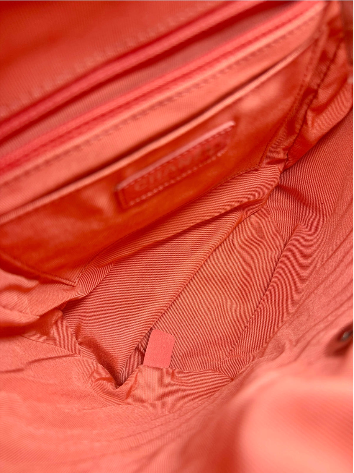 Chanel Pink Chevron Backpack SHW T9397