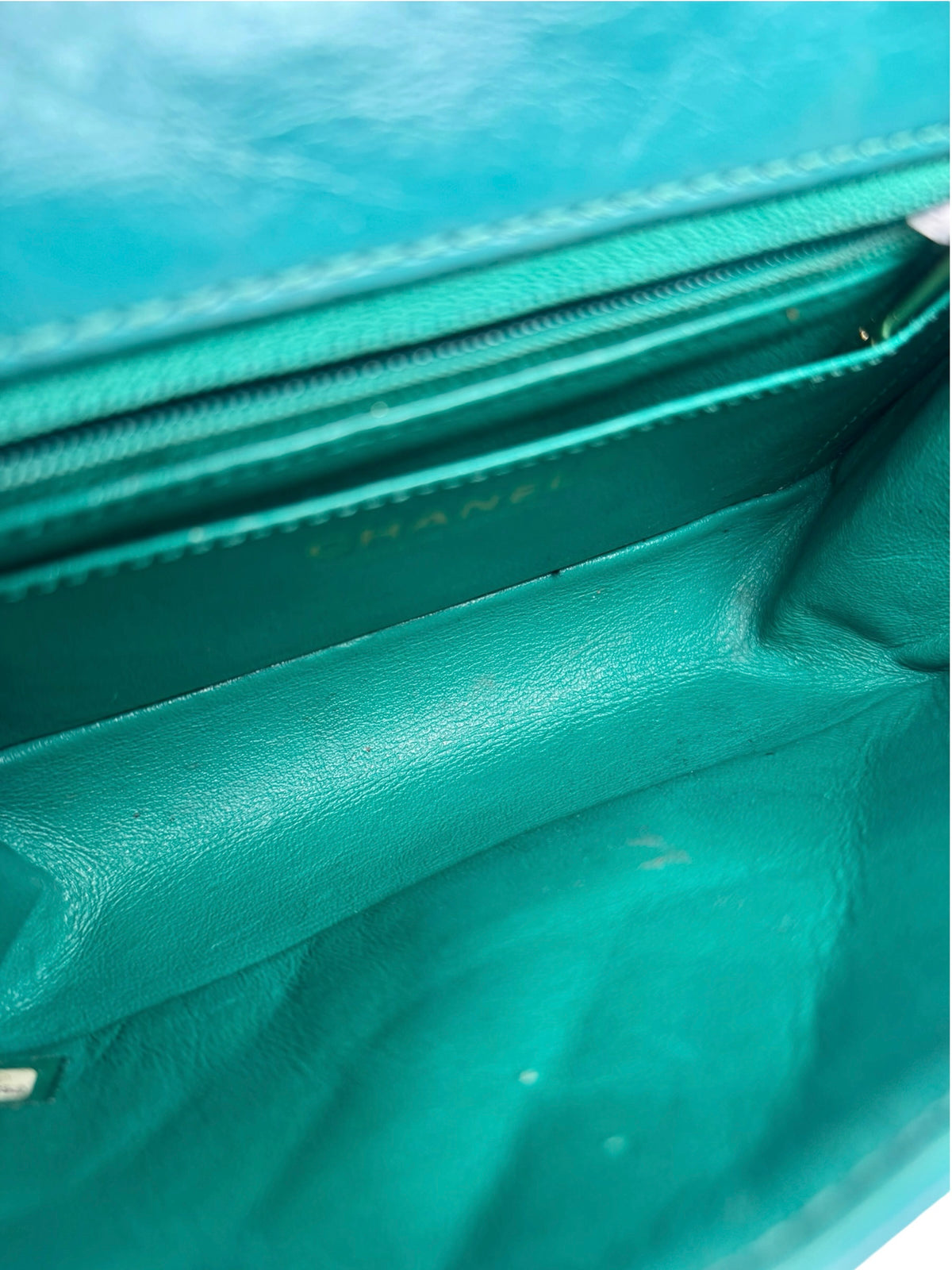 Chanel Green Calfskin Mini Reissue 2.55 T9196