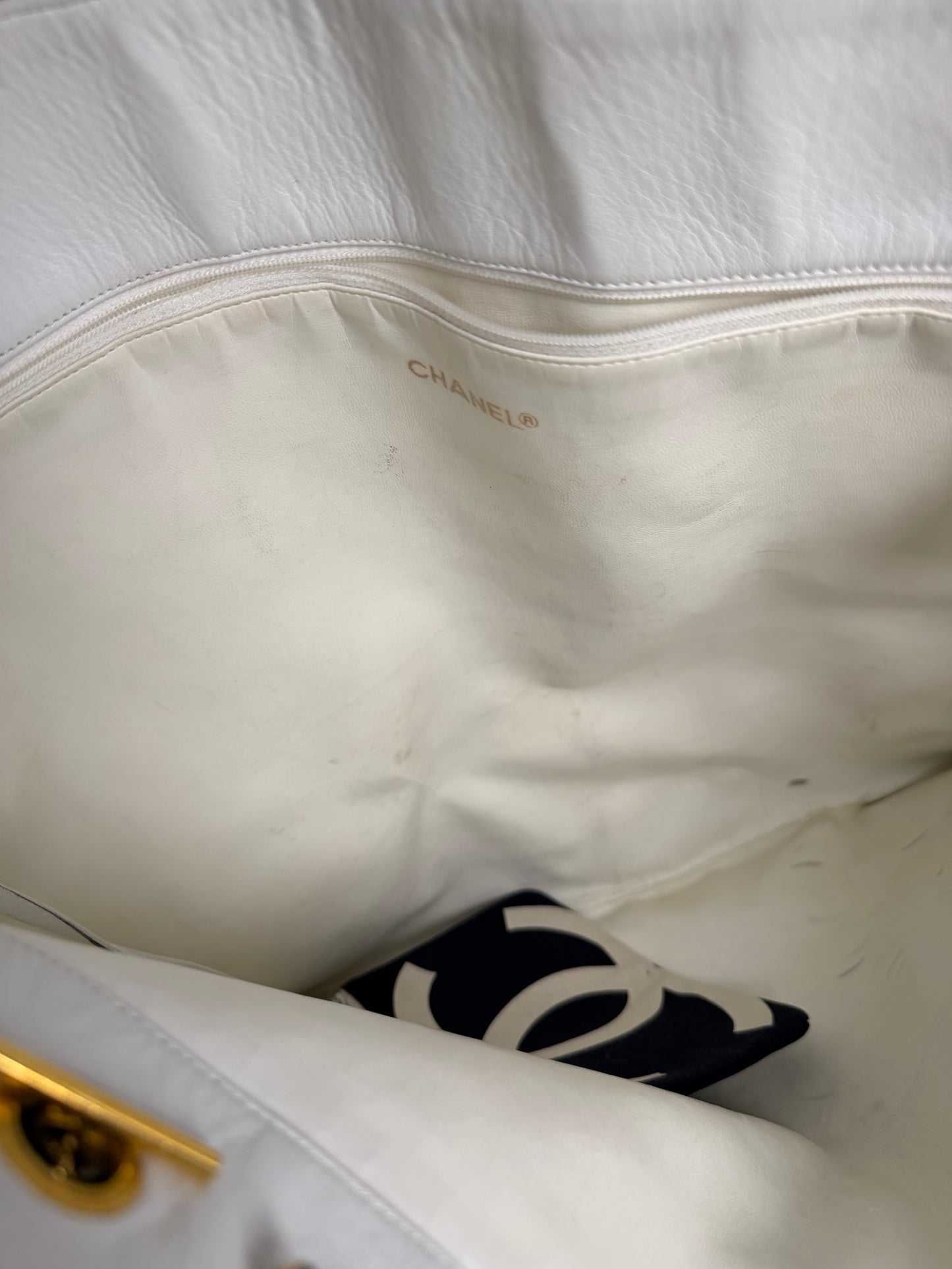 Chanel large logo tote