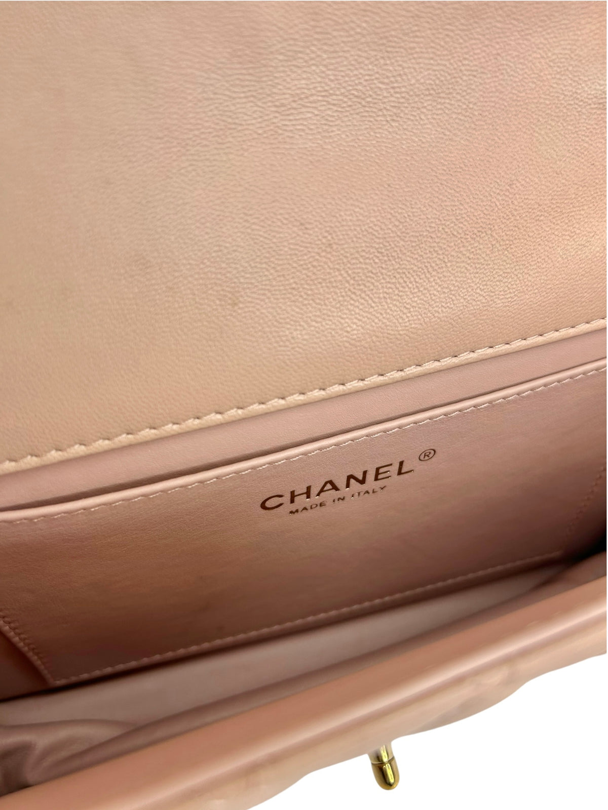 Chanel Fantasy pearl Flap Bag Pink T9999