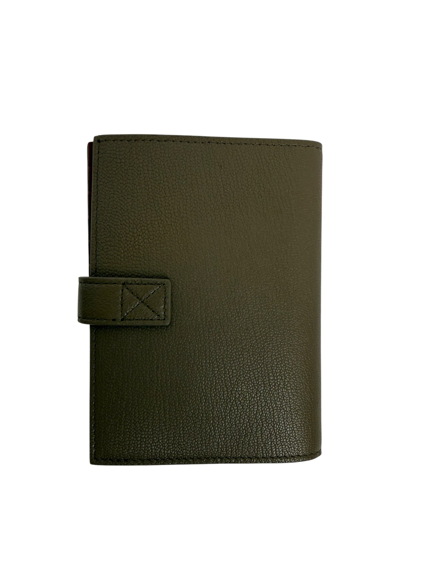 Chanel Grey Brown Passport Holder NWT Full Set T8082
