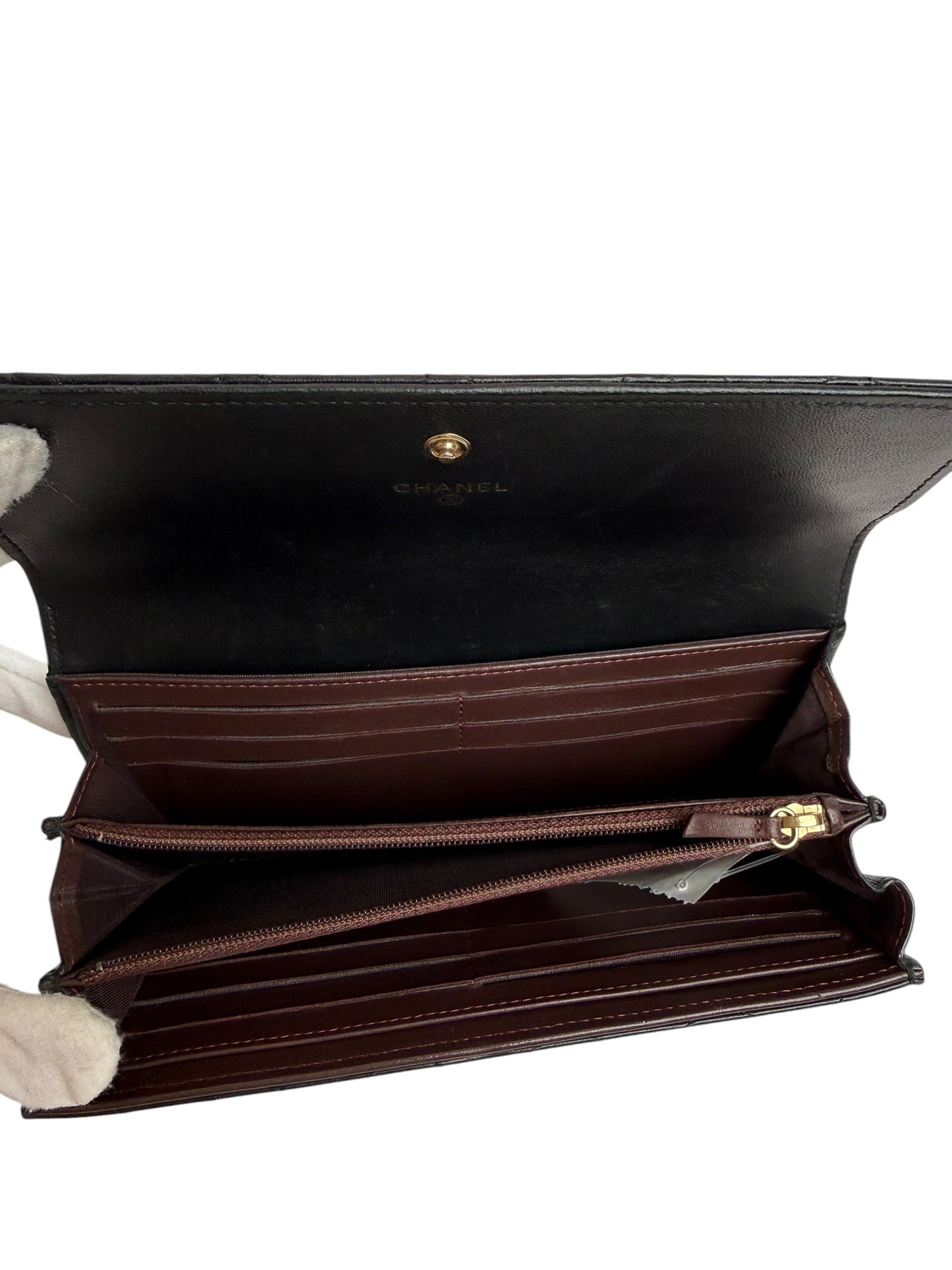 Chanel Black Trendy Wallet T7053