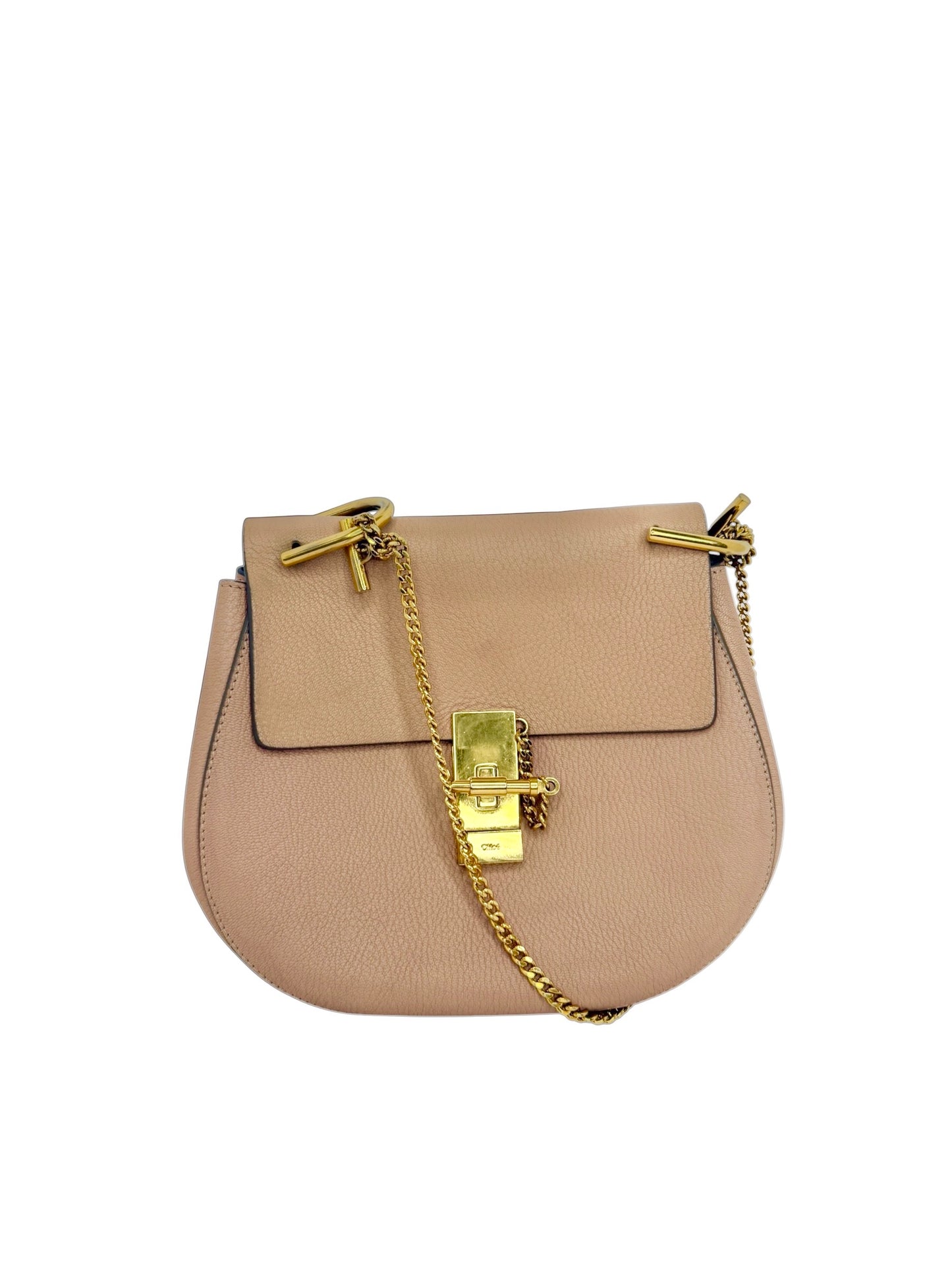 Chloe Pink Drew Crossbody GHW T7852