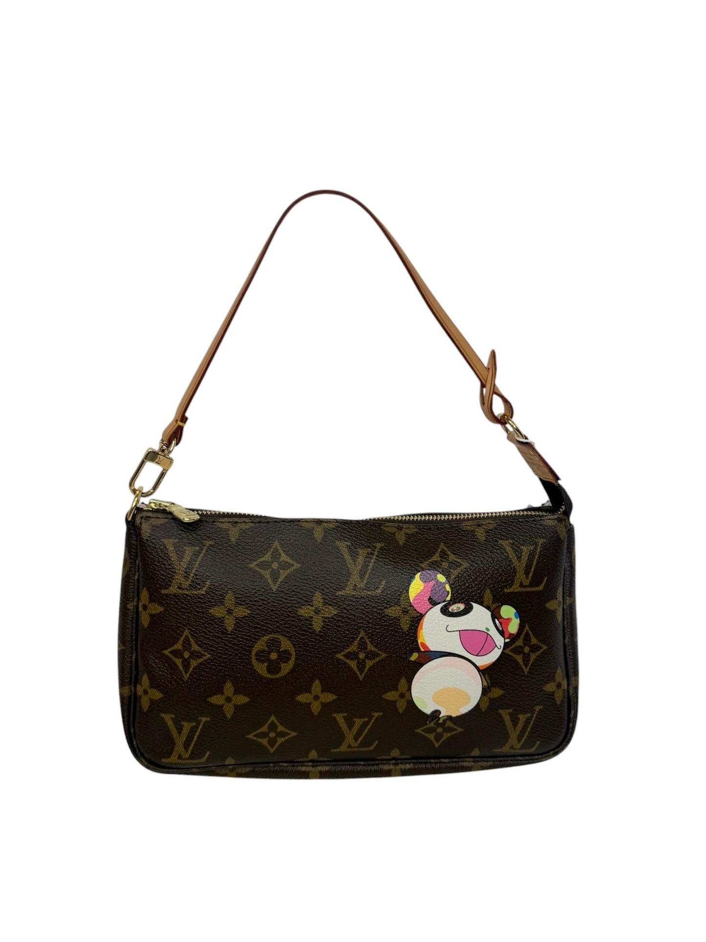 Louis Vuitton Murakami Monogram Panda Pochette Bag T1106