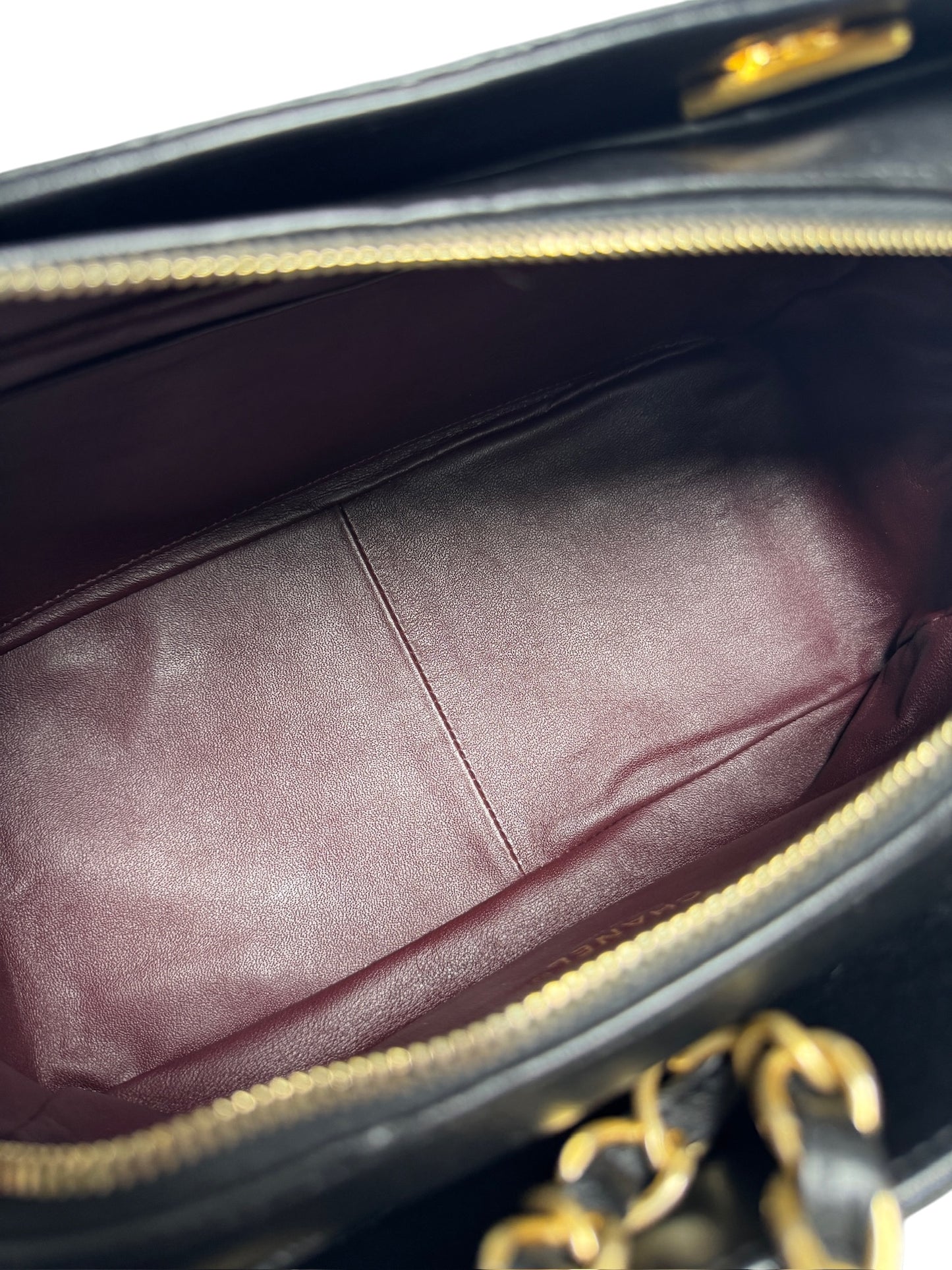 Chanel Black Diamond CC Quilted Tote