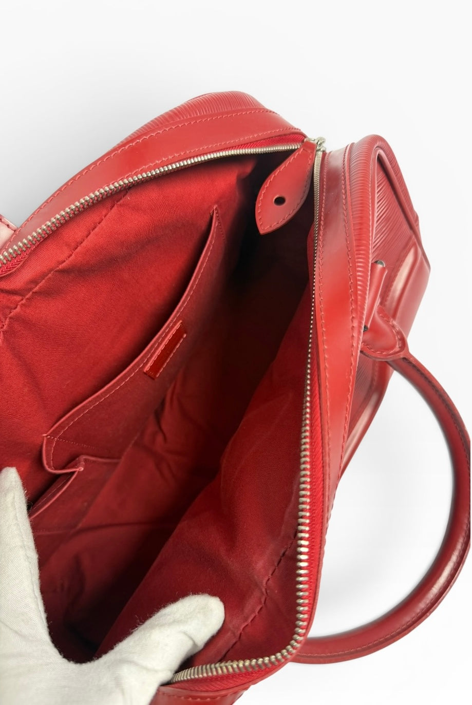 Louis Vuitton Red Epi Leather Montaigne