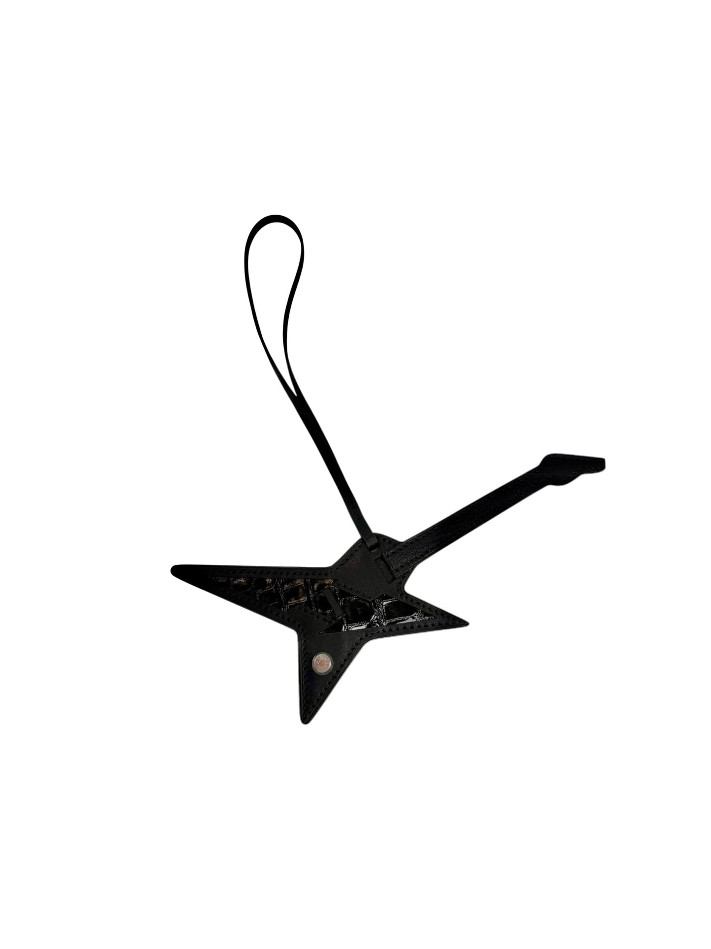 Hermes Guitar Charm Croc T2553