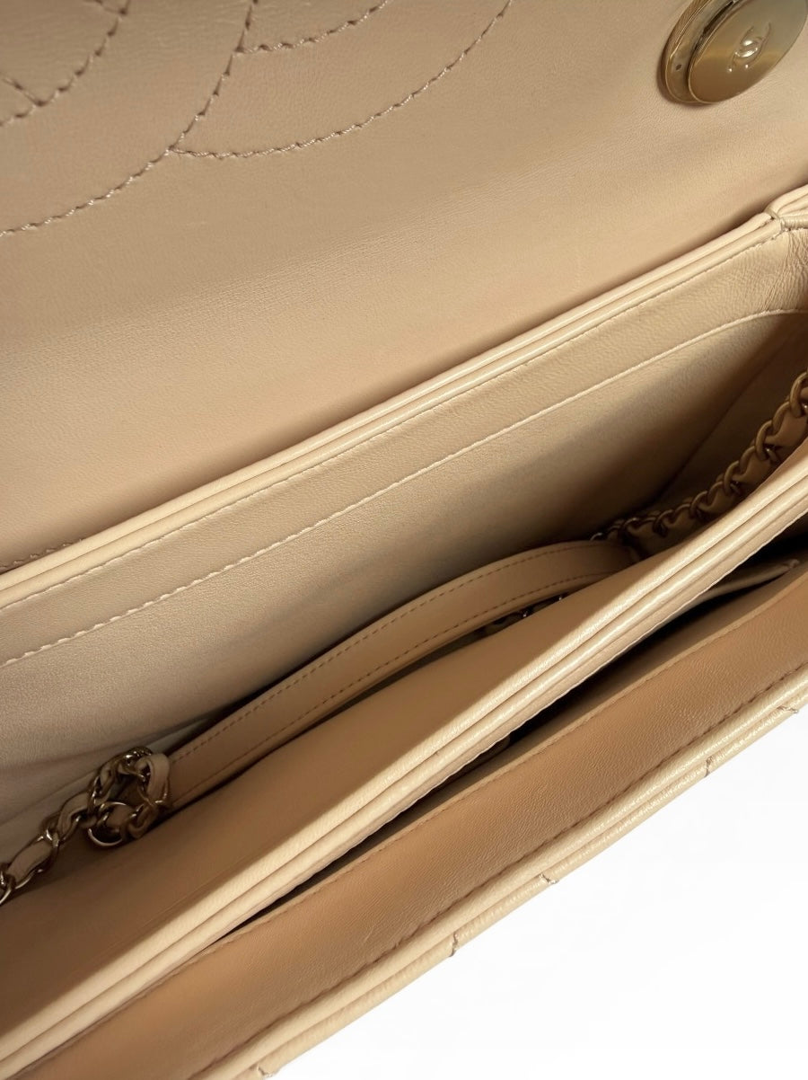 Chanel Beige Trendy CC Top Handle Medium