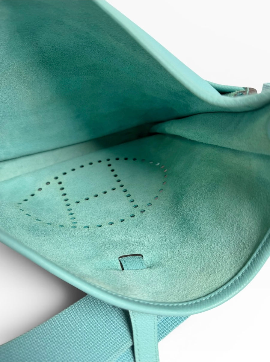 Hermes Taurillon Clemence Evelyn GM Blue
