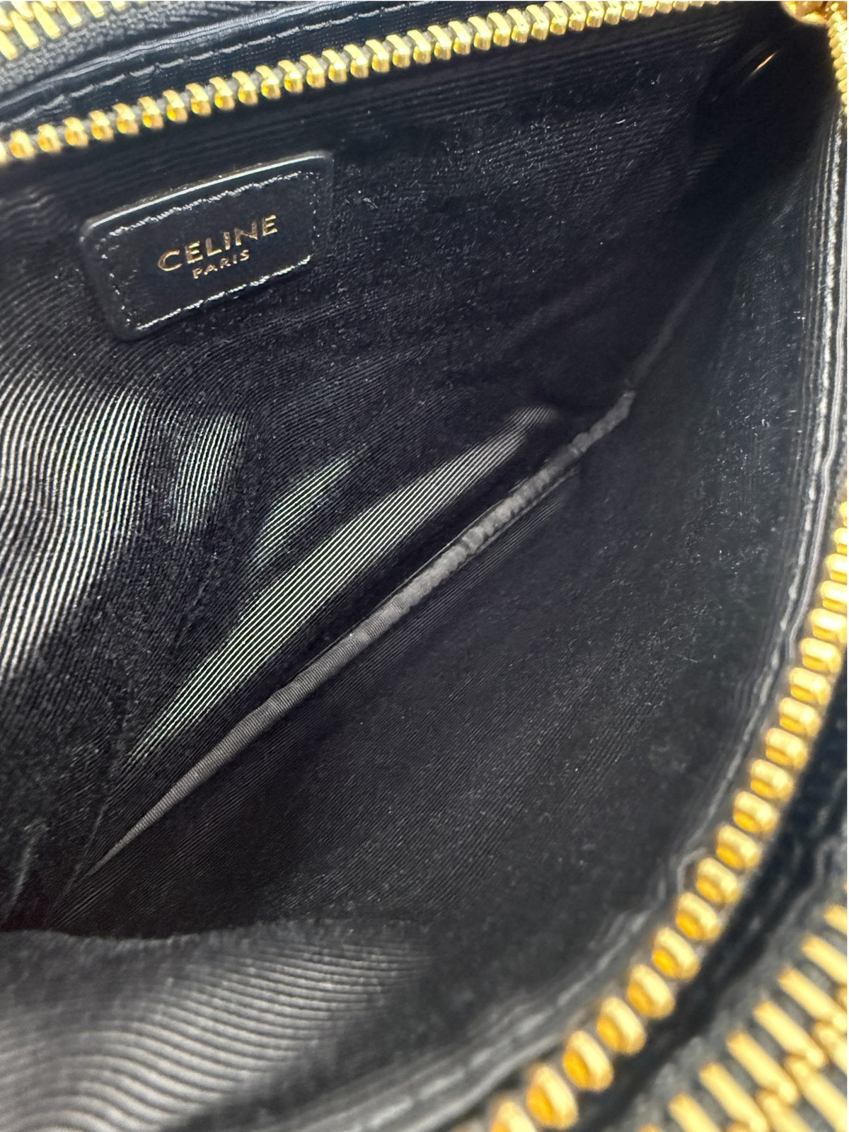 Celine Black Sequin Trio Small T8782