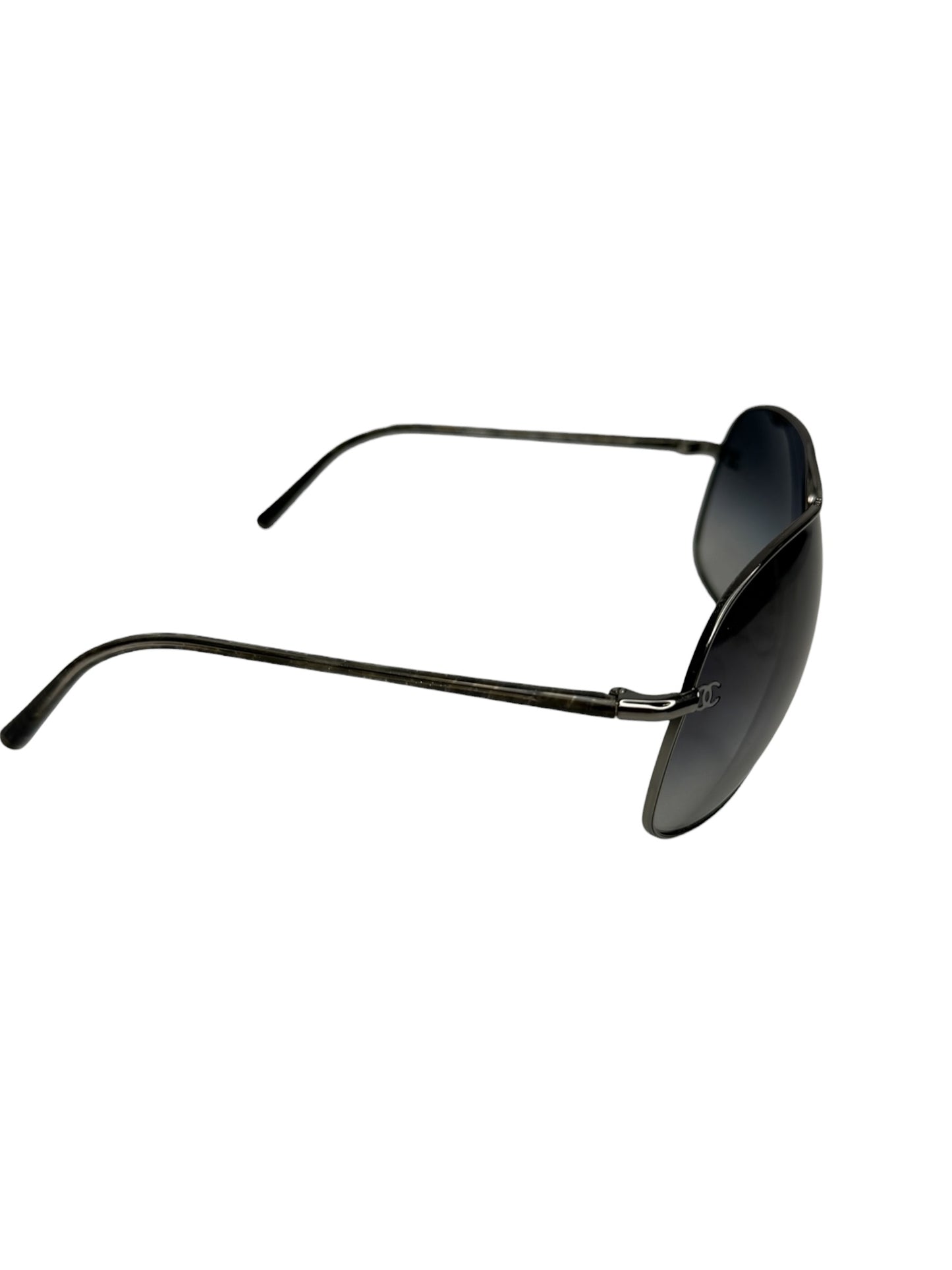 Chanel Aviator Sunglasses Sparkle Side T8826