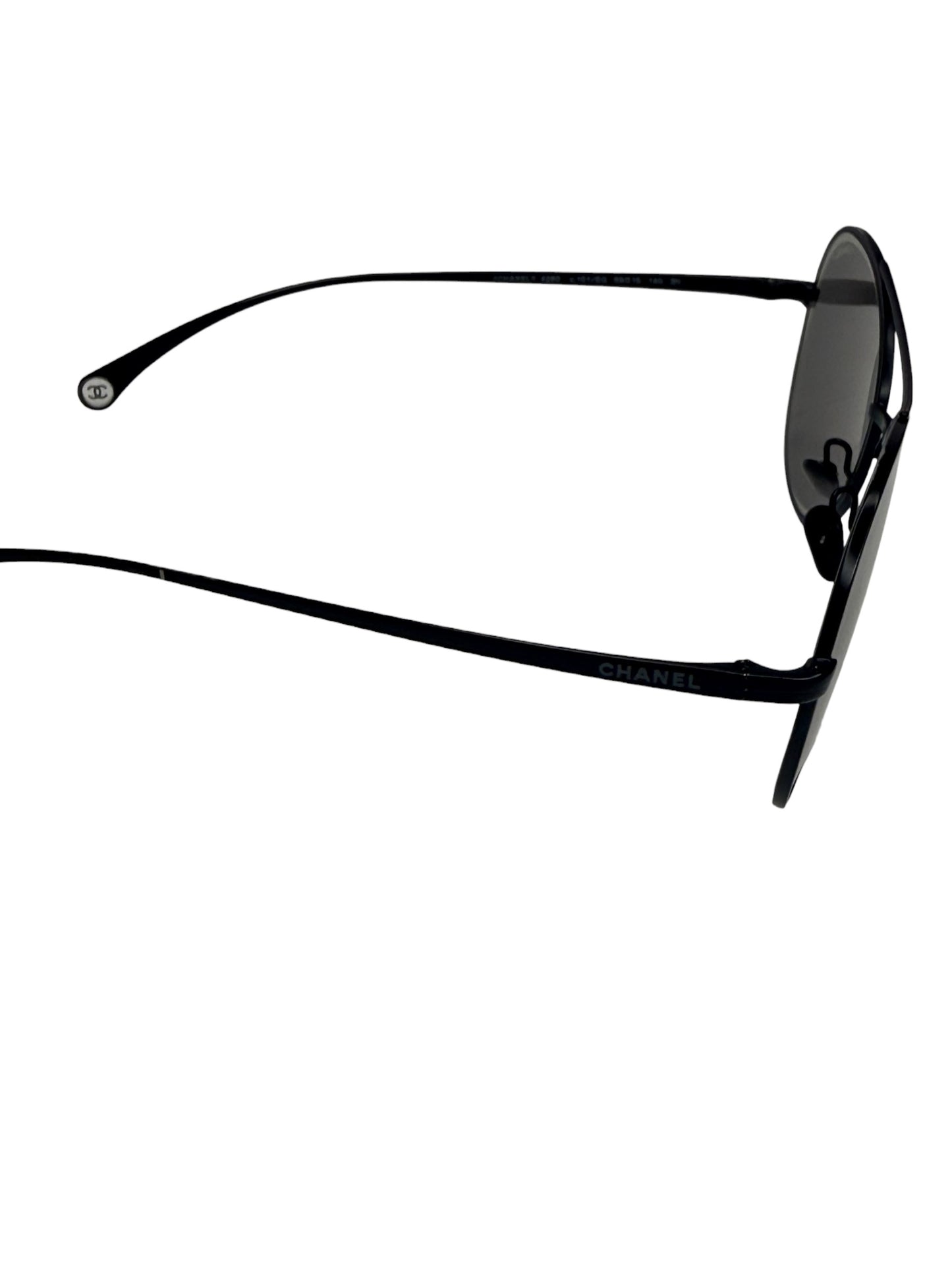 Chanel Black Aviator Sunglasses T8828
