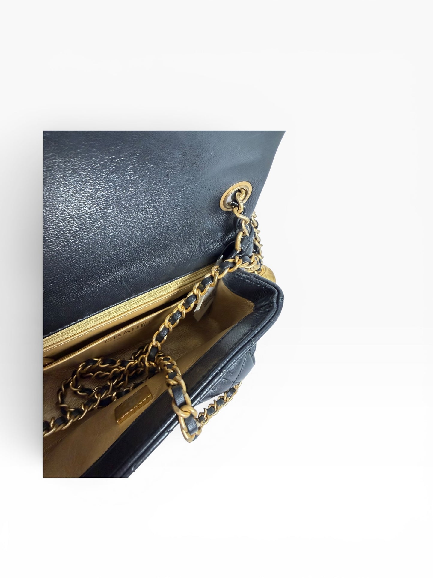 Chanel Pearl Crush Square Mini Black GHW