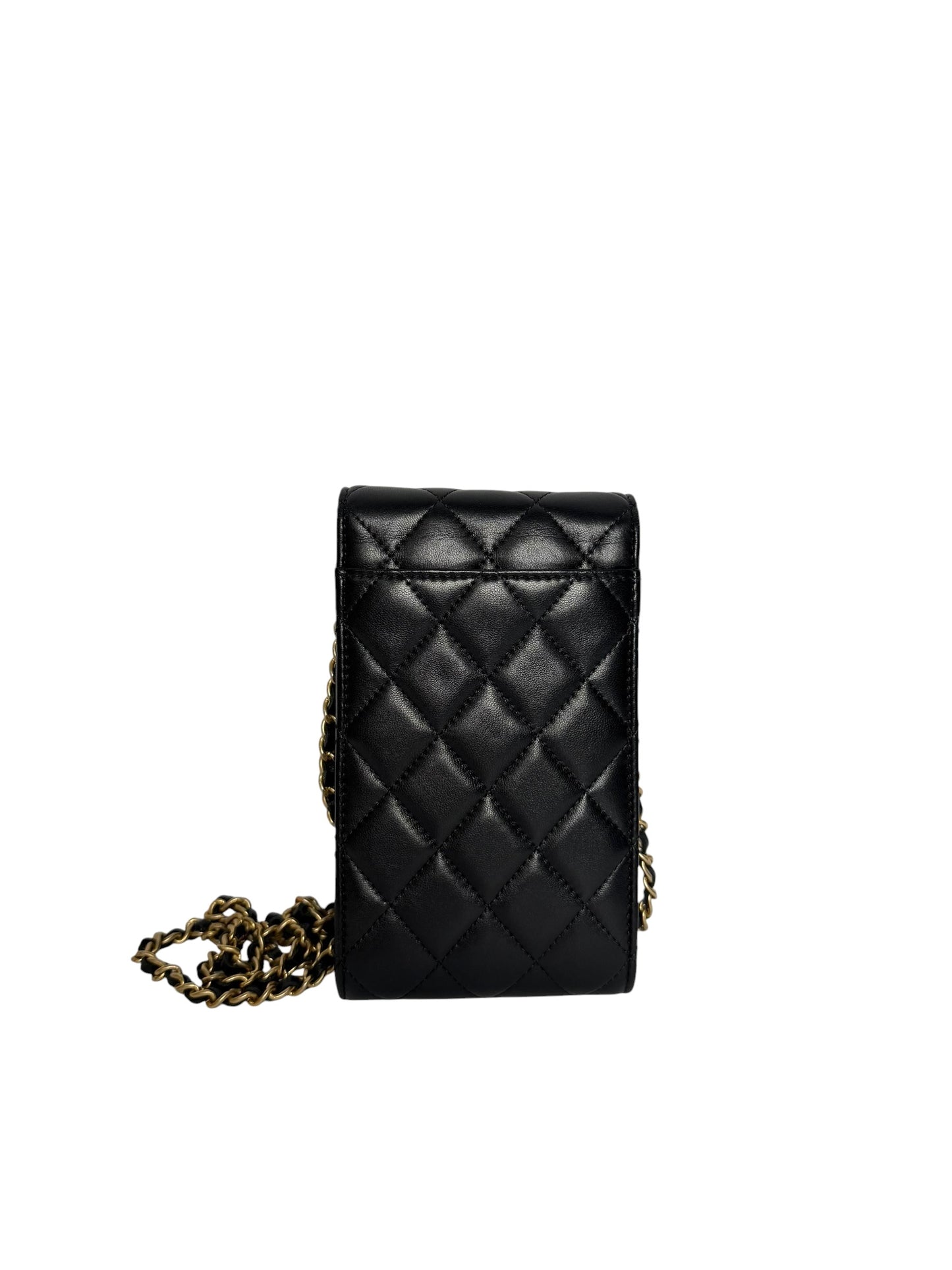 Chanel Lucky Charms Flap Phone Holder With Chain