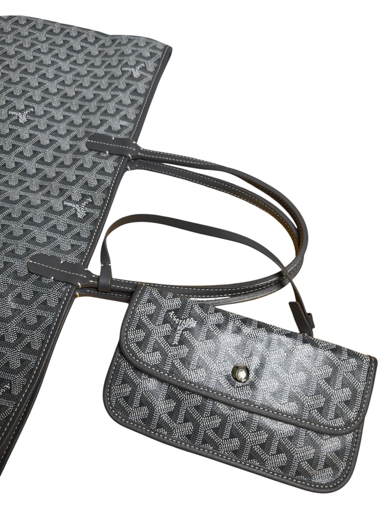 Goyard Saint Louis PM Grey Tote