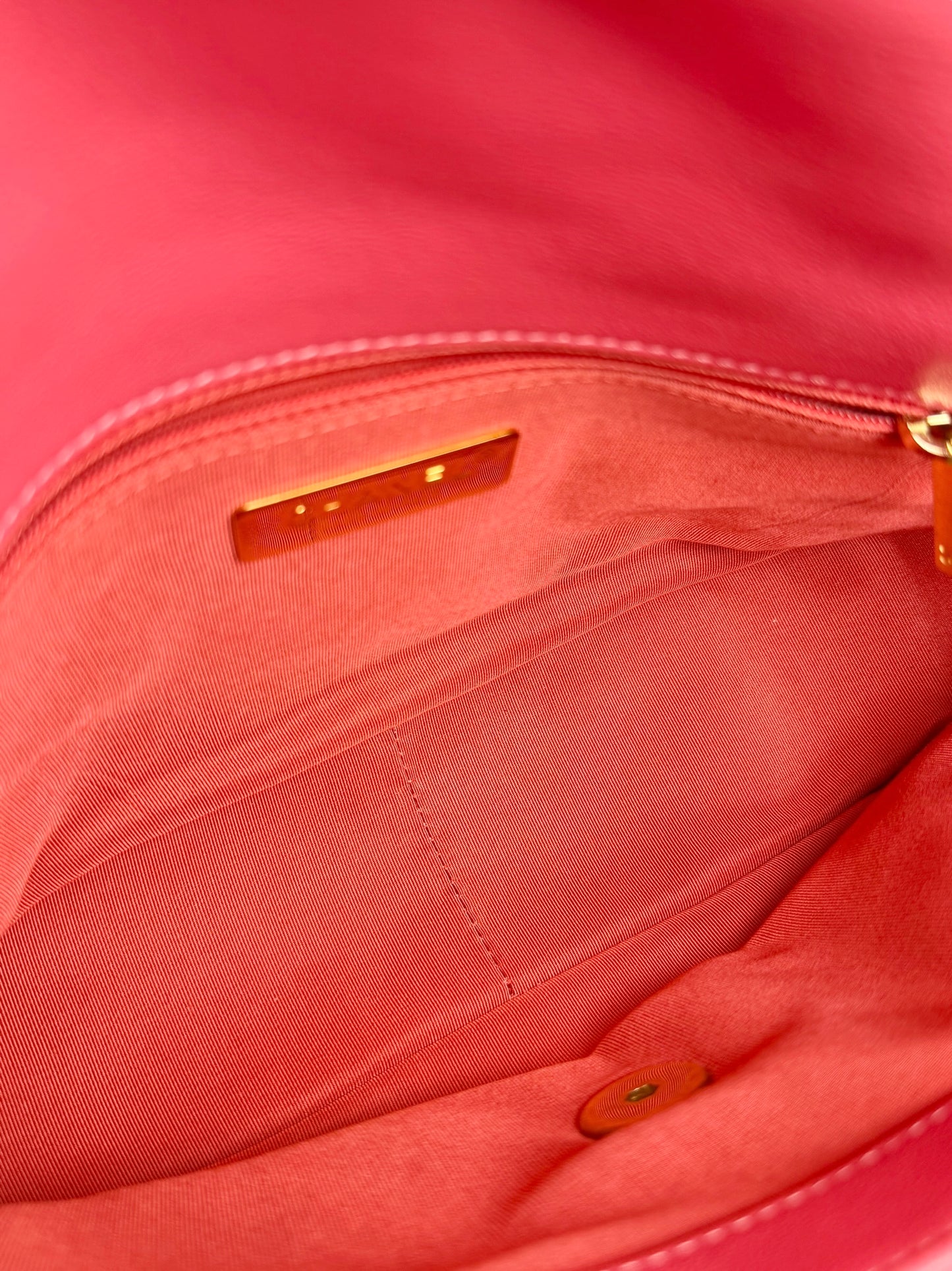 Chanel Quilted Pink 19 Flap Medium T7849