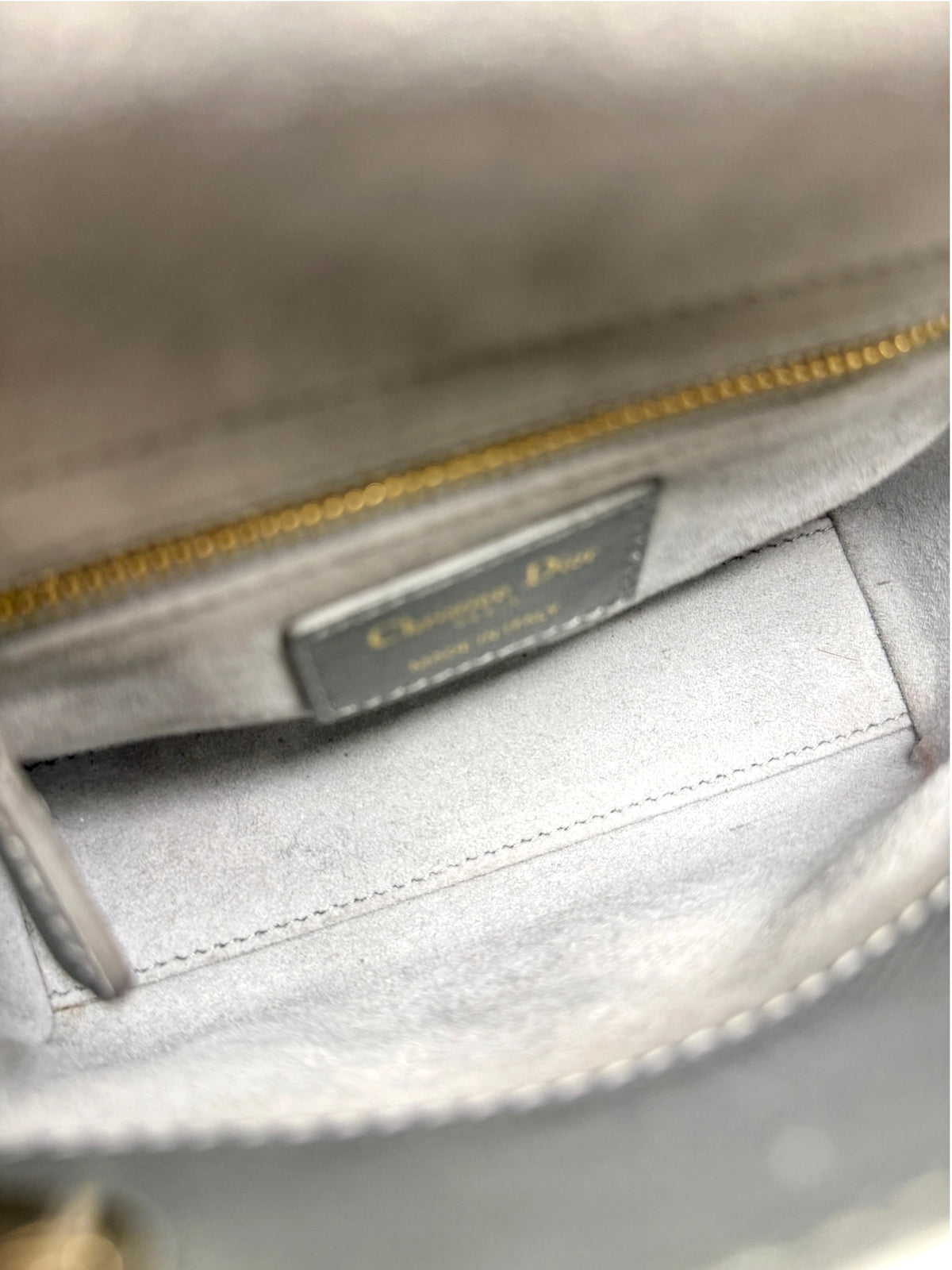 Dior Metallic Lizard Mini Lady Dior T9050