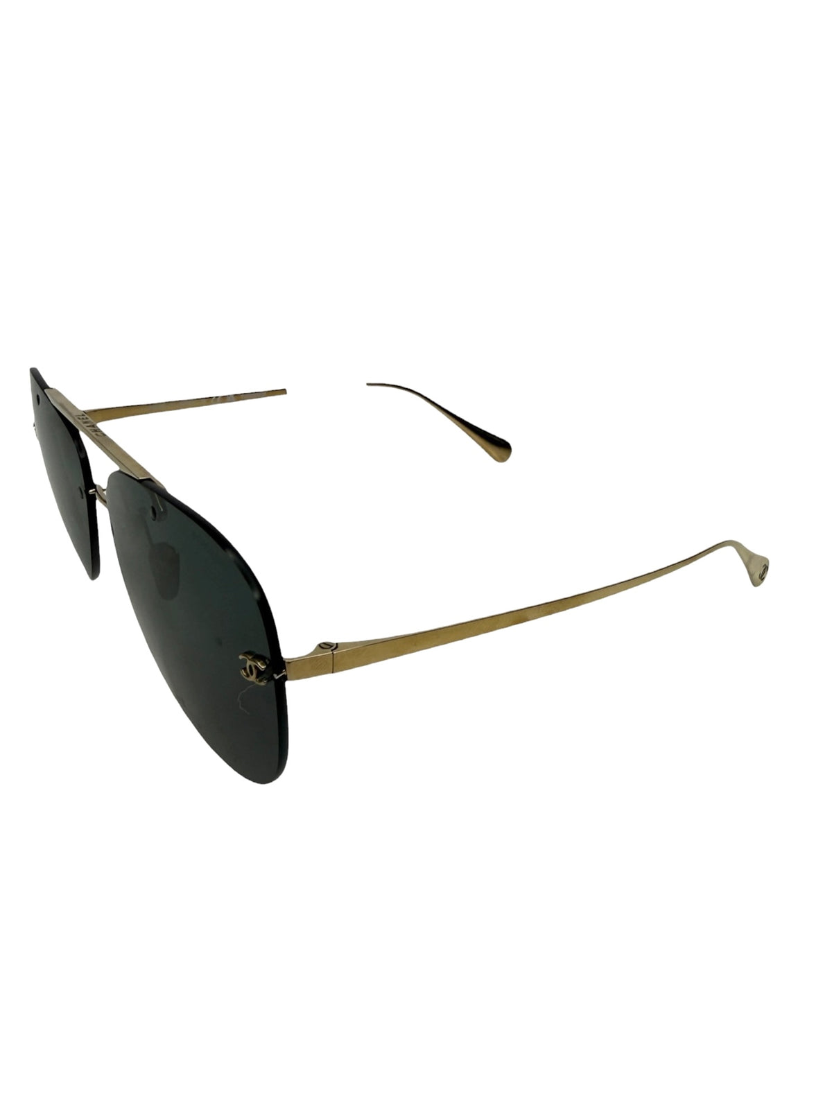 Chanel Gold Aviators T9032
