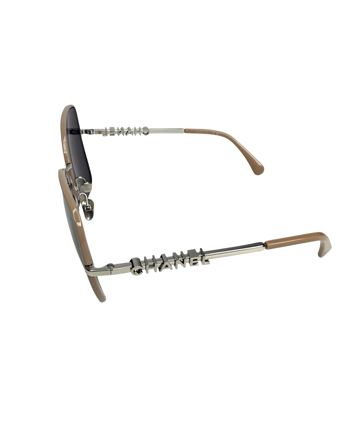 Chanel Pink Oversized Logo Sunglasses T9089