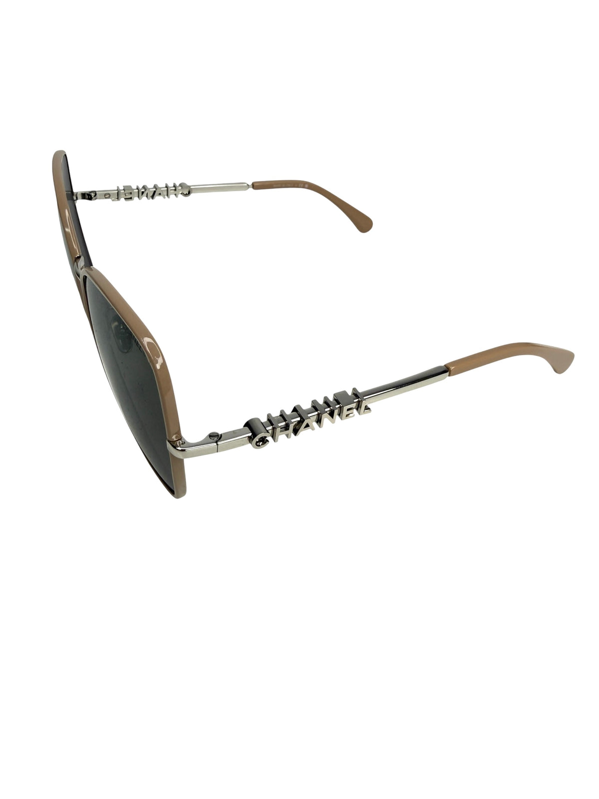 Chanel Pink Oversized Logo Sunglasses T9090
