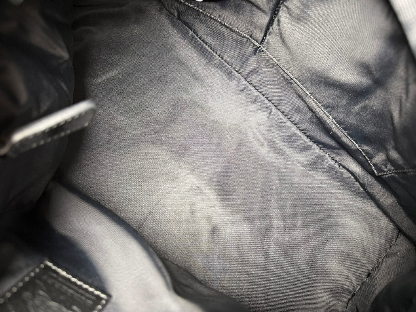 Burberry Beat Check Shoulder Patent/Nylon