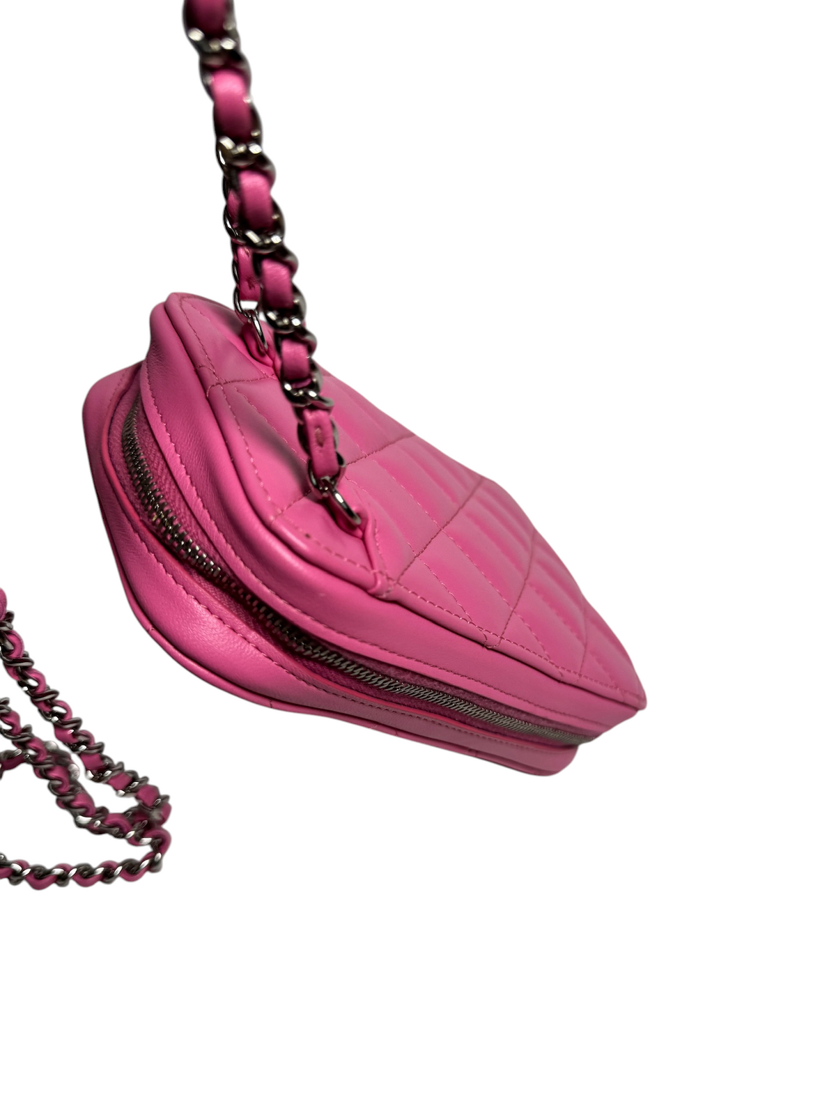 Chanel Pink Lamb Phone Holder T8499