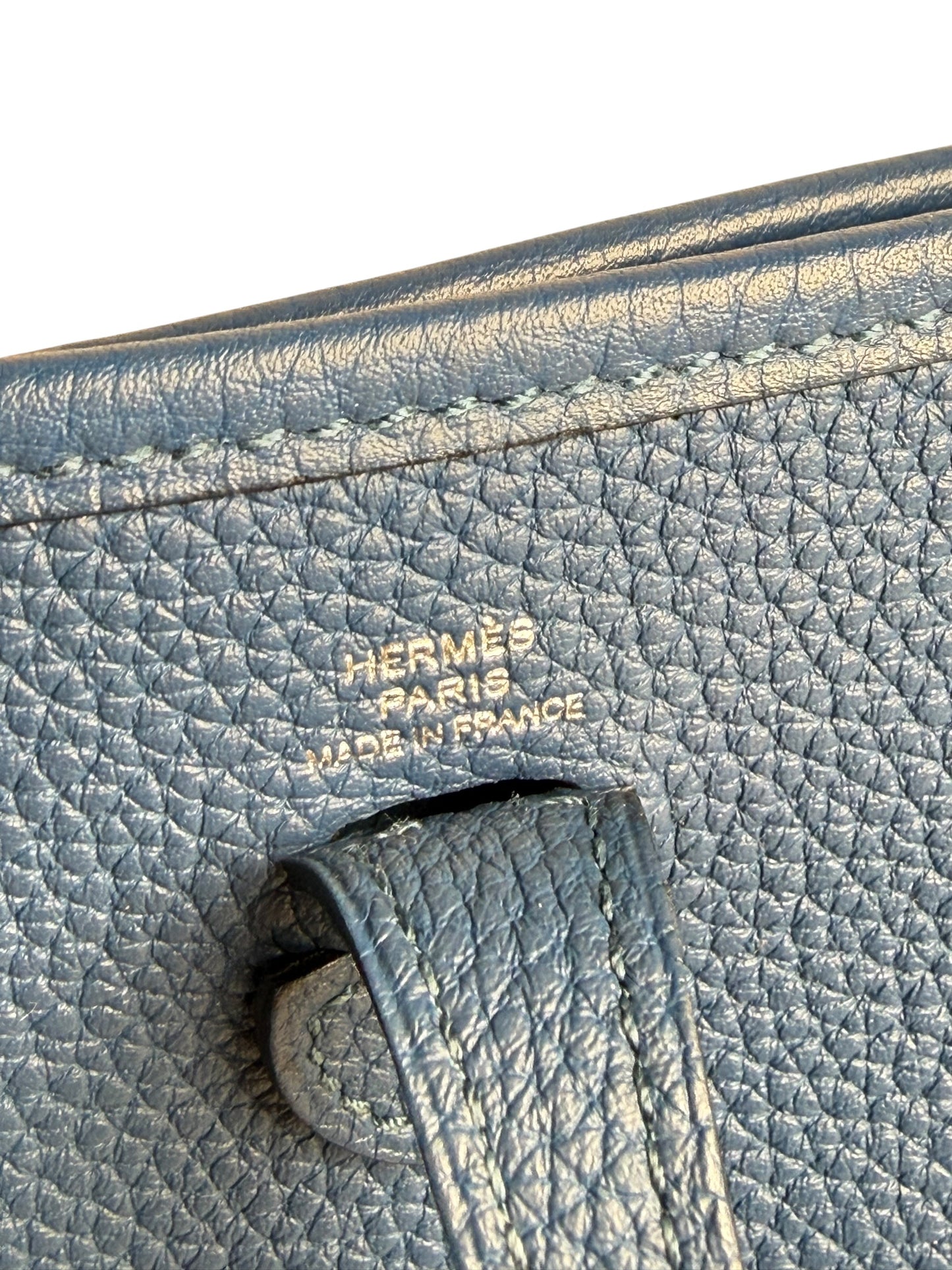 Hermès Evelyne III PM Bag Blue T8613