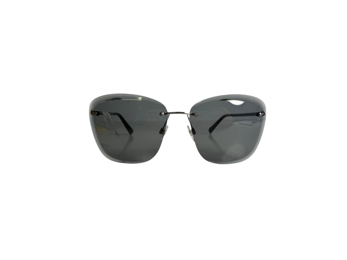 Chanel Gray Rimless Square Sunglasses T6654