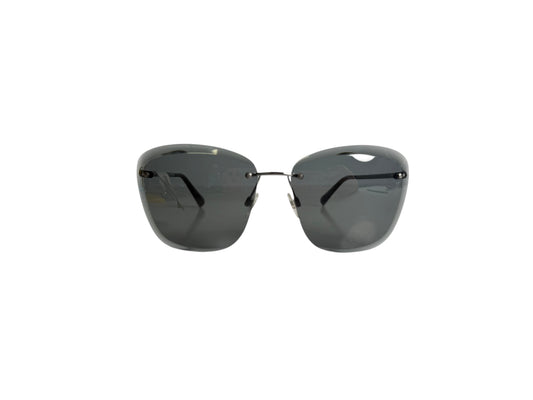 Chanel Gray Rimless Square Sunglasses T6654