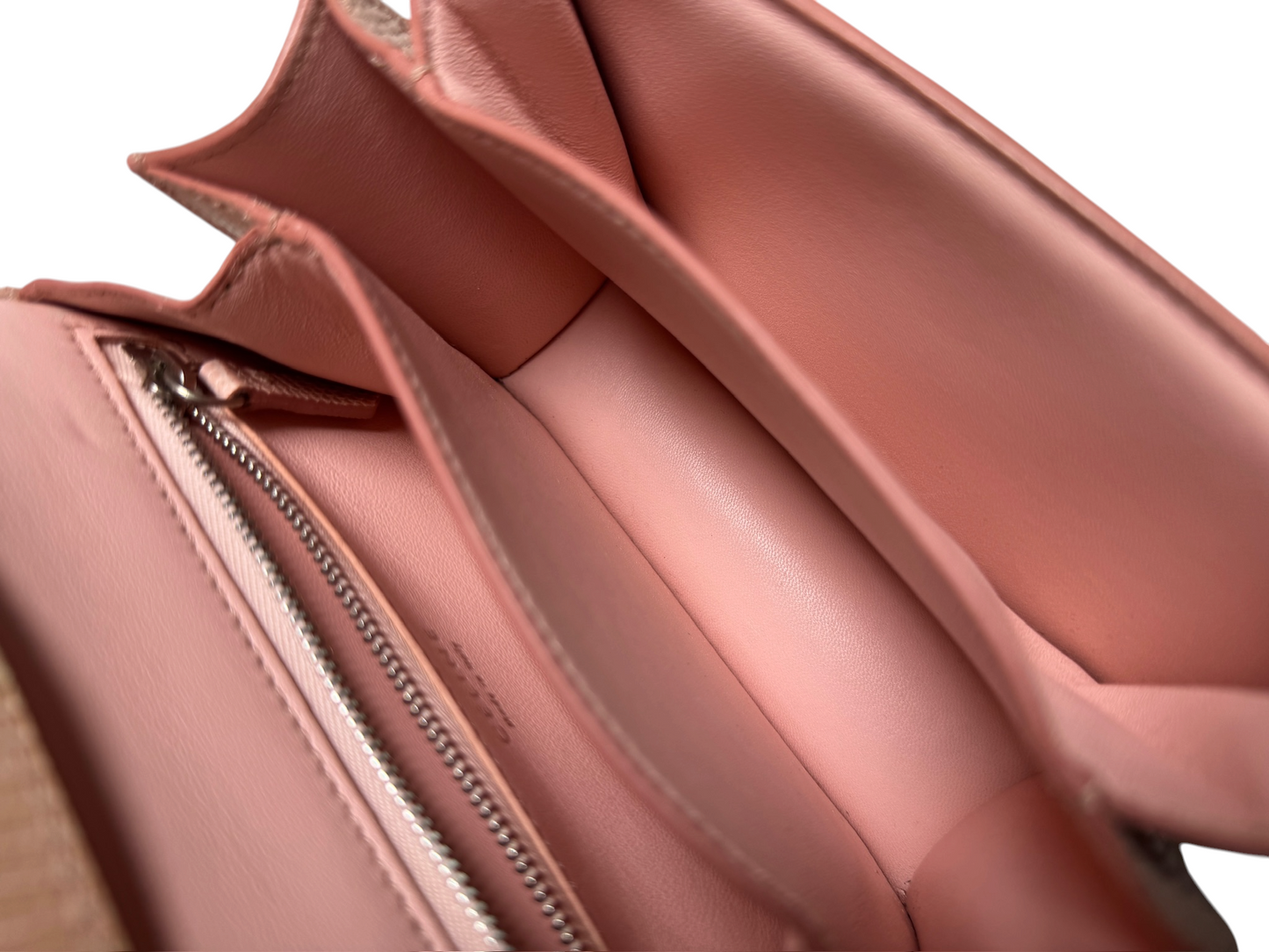 Celine Classic Box Lizard Leather Crossbody Bag Pink T8614