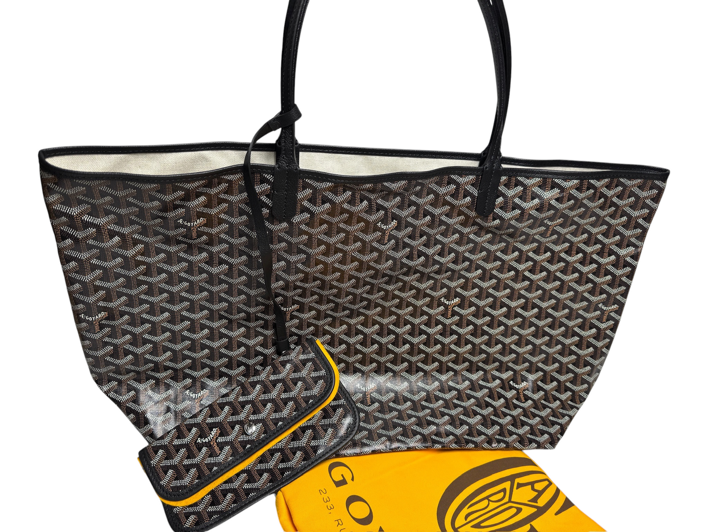 Goyard Saint Louis Black GM Tote