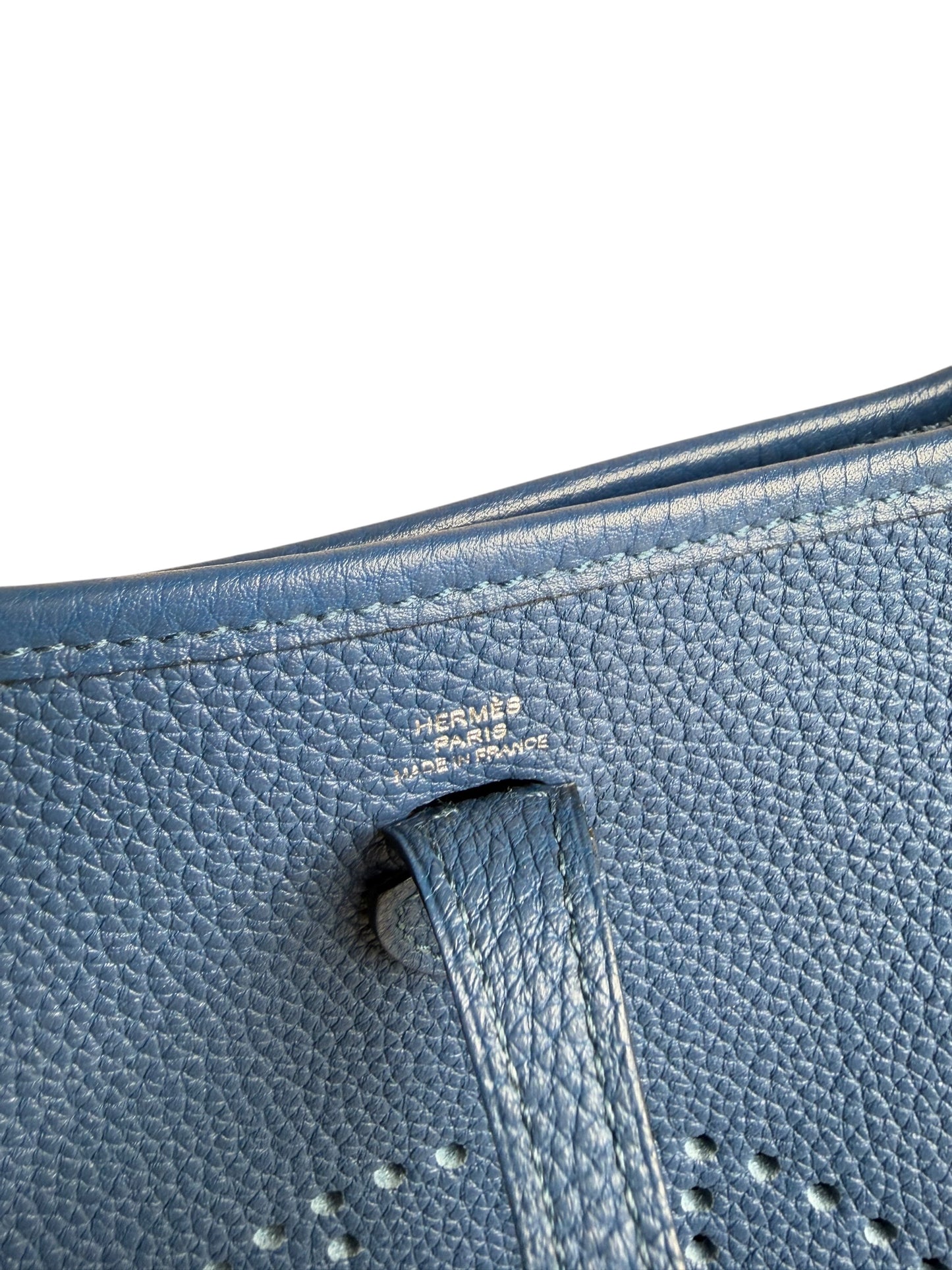 Hermès Evelyne III PM Bag Blue T8613