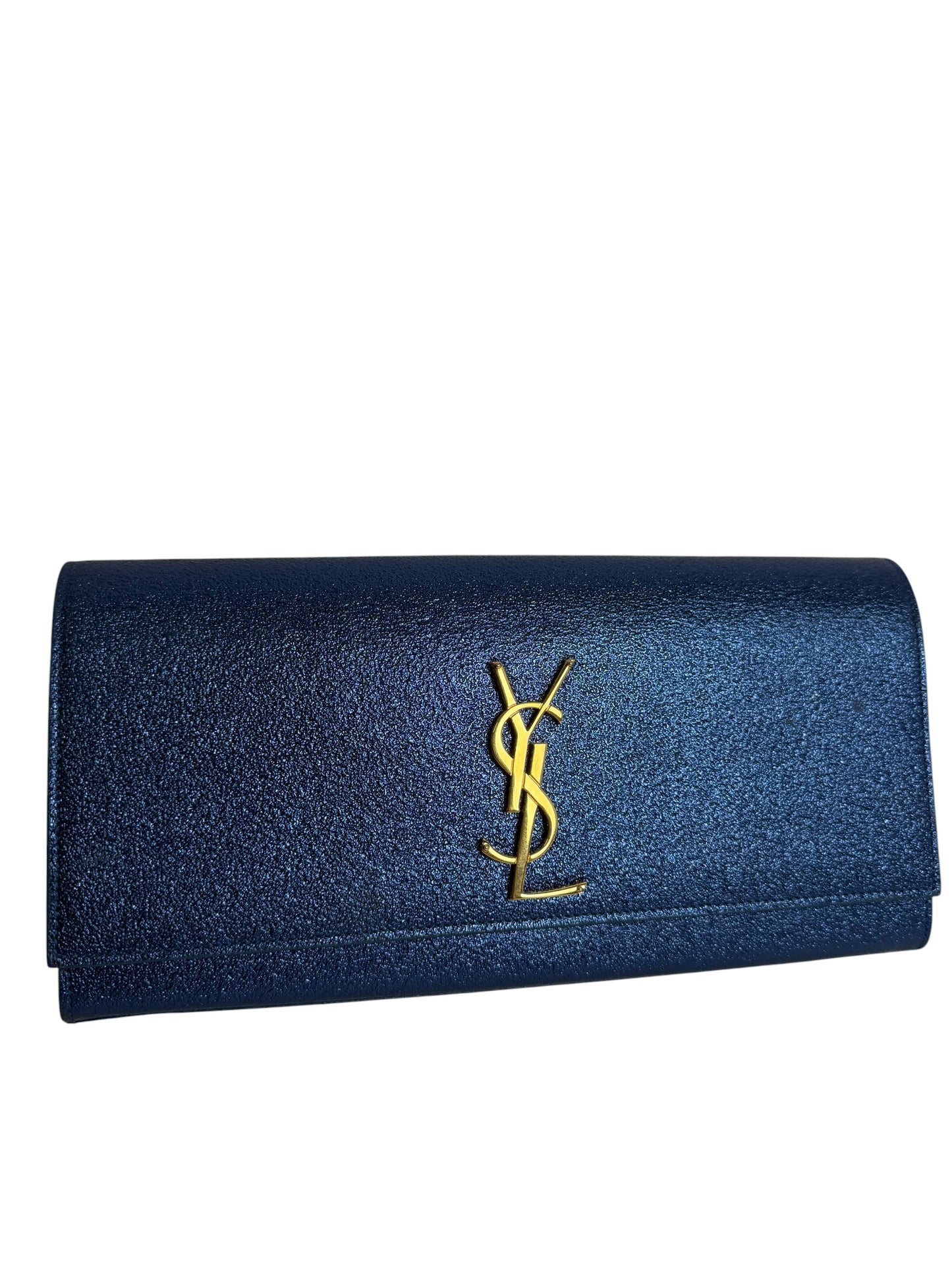 YSL metallic clutch